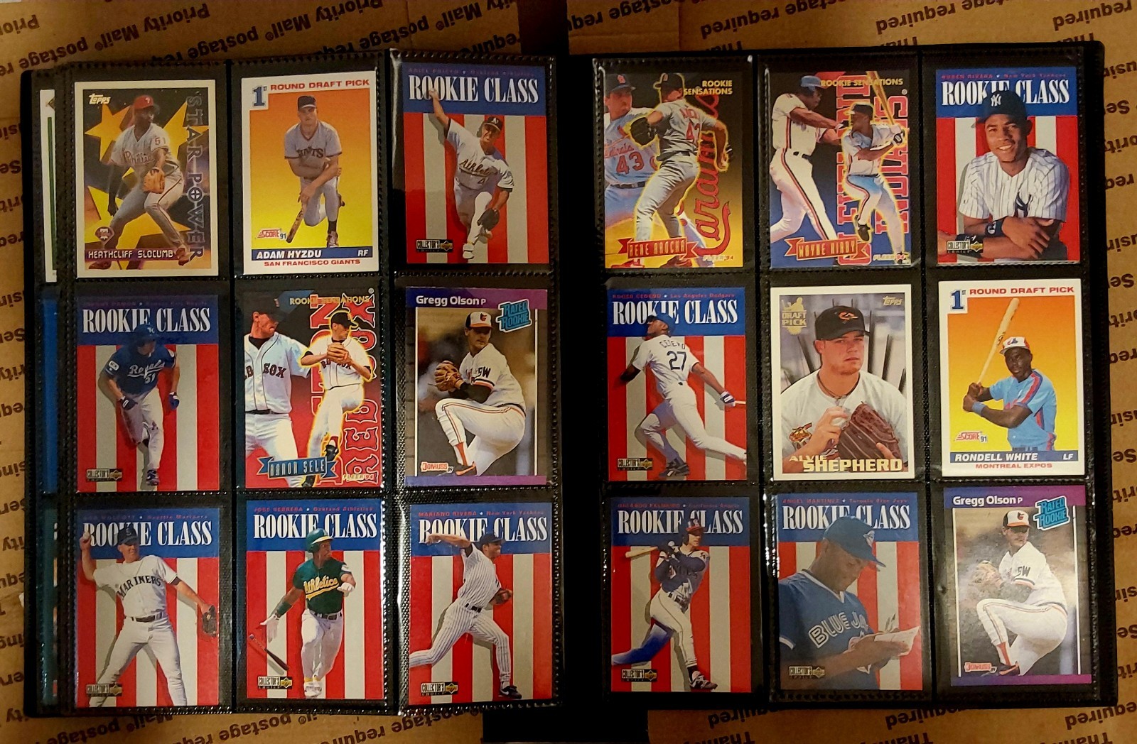 Huge Lot Of Baseball Rookie Cards 360 Total Mint or Near Mint Condition 🤔