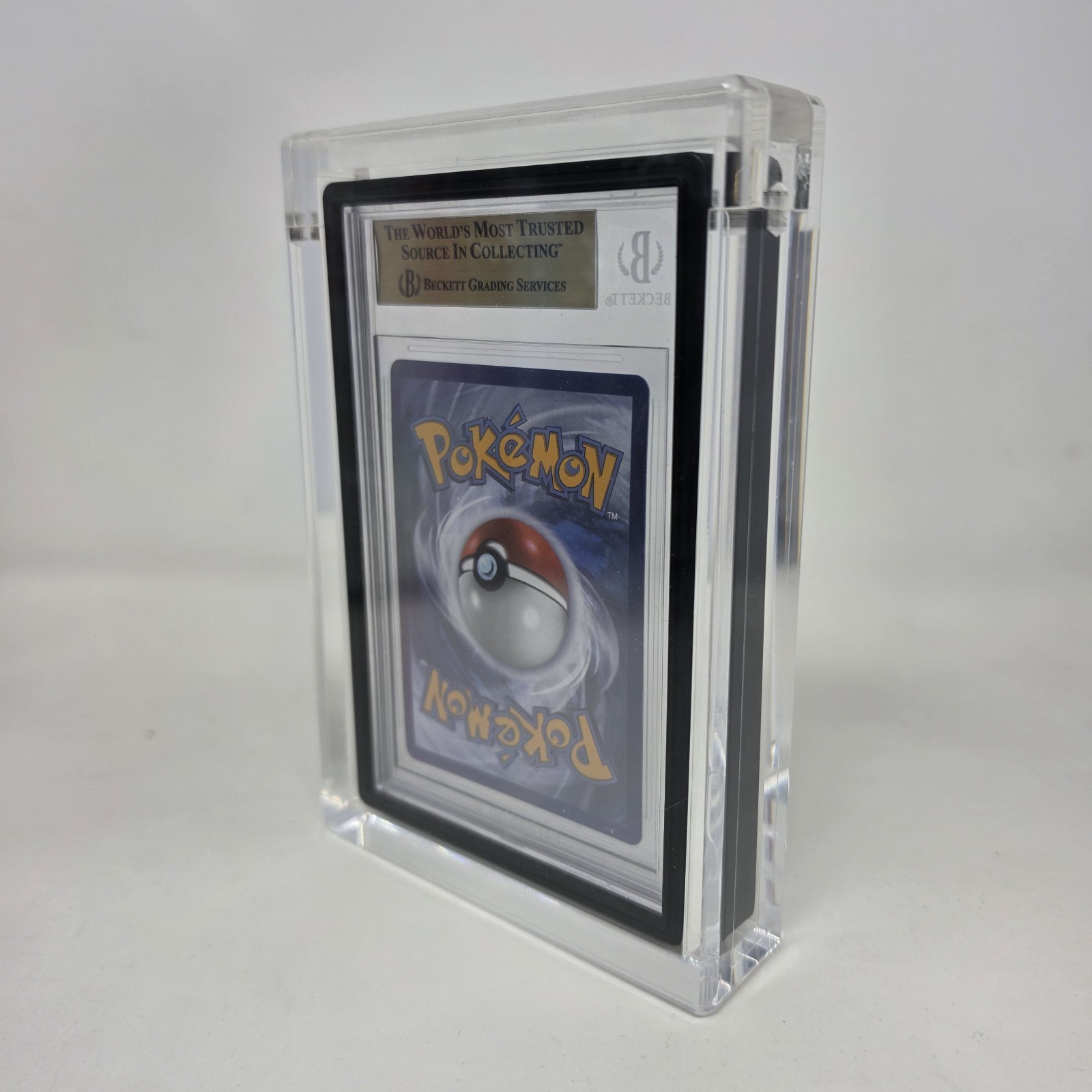 BGS Graded Card Acrylic Magnetic Display Case For Graded Guard Bumpers Installed