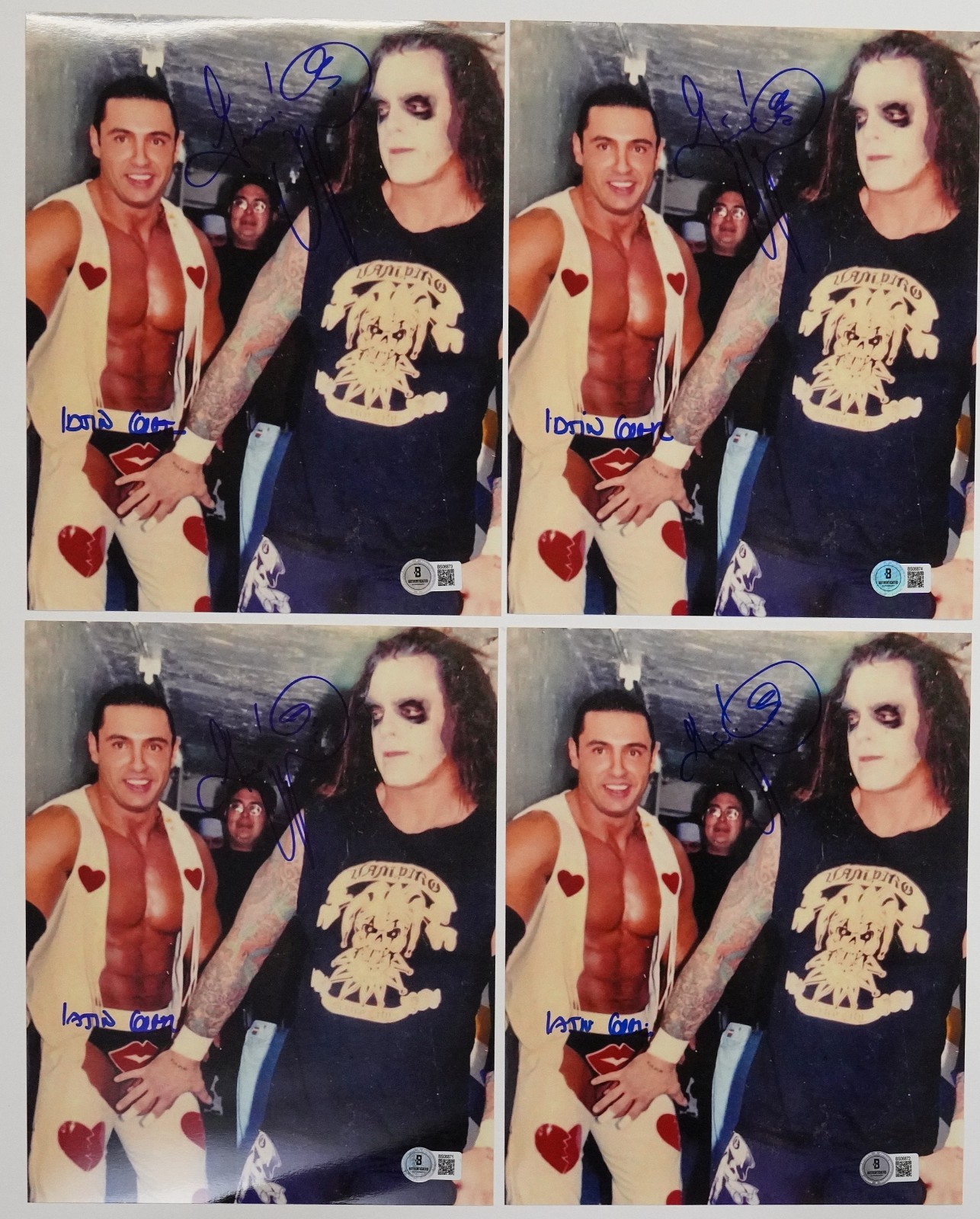 Latin Lover Vampiro Signed 8×10 Photo BAS COA WCW WWF CMLL Lucha Libre AAA Auto