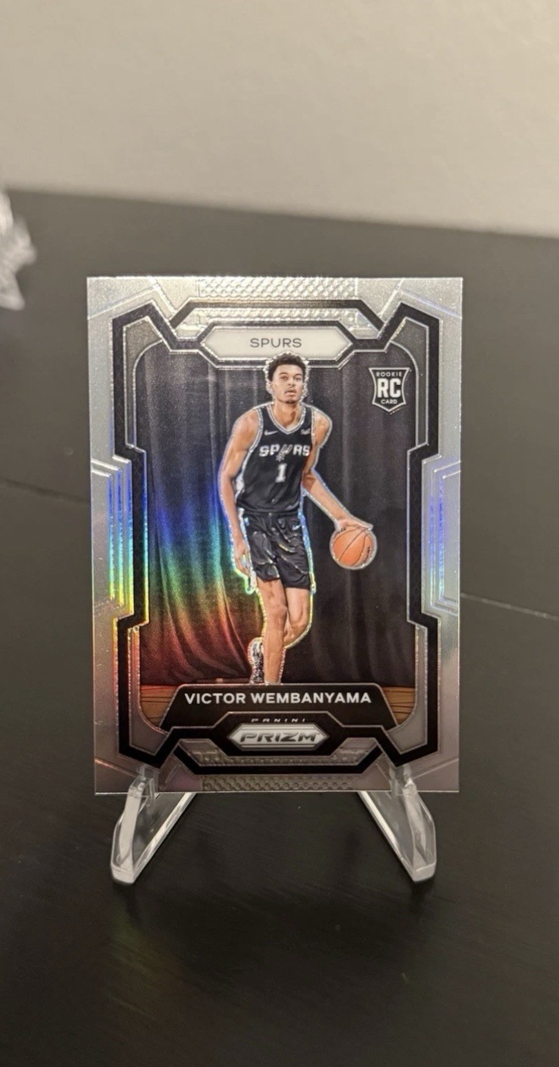2023-24 Panini Prizm Victor Wembanyama RC Prizm Silver Rookie #136 CHASE🔥!!!