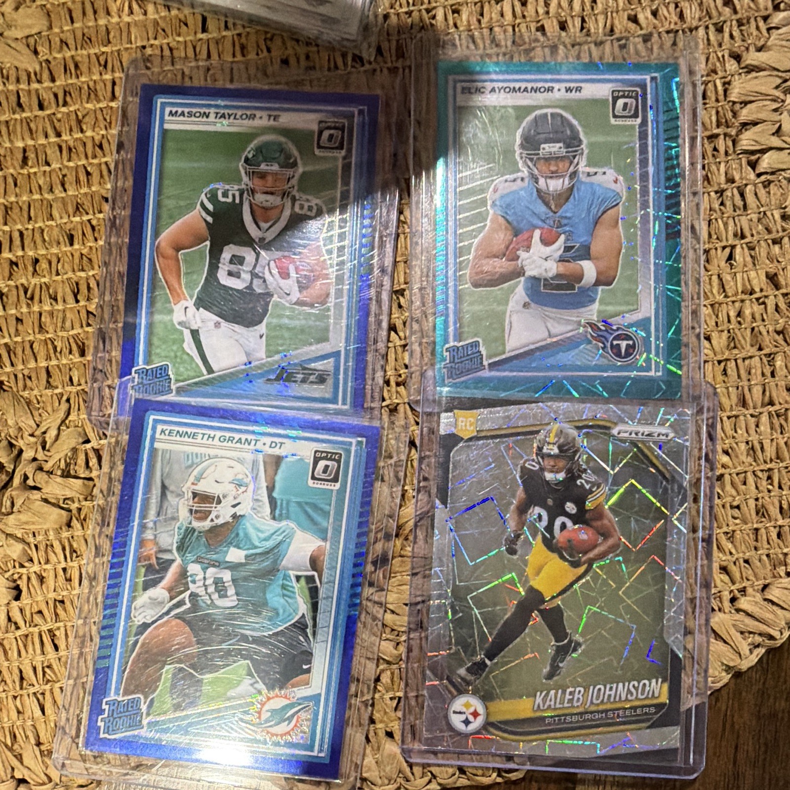 Panini NFL 2025 Donruss Optic/Prizm Rated Rookie Lot 4