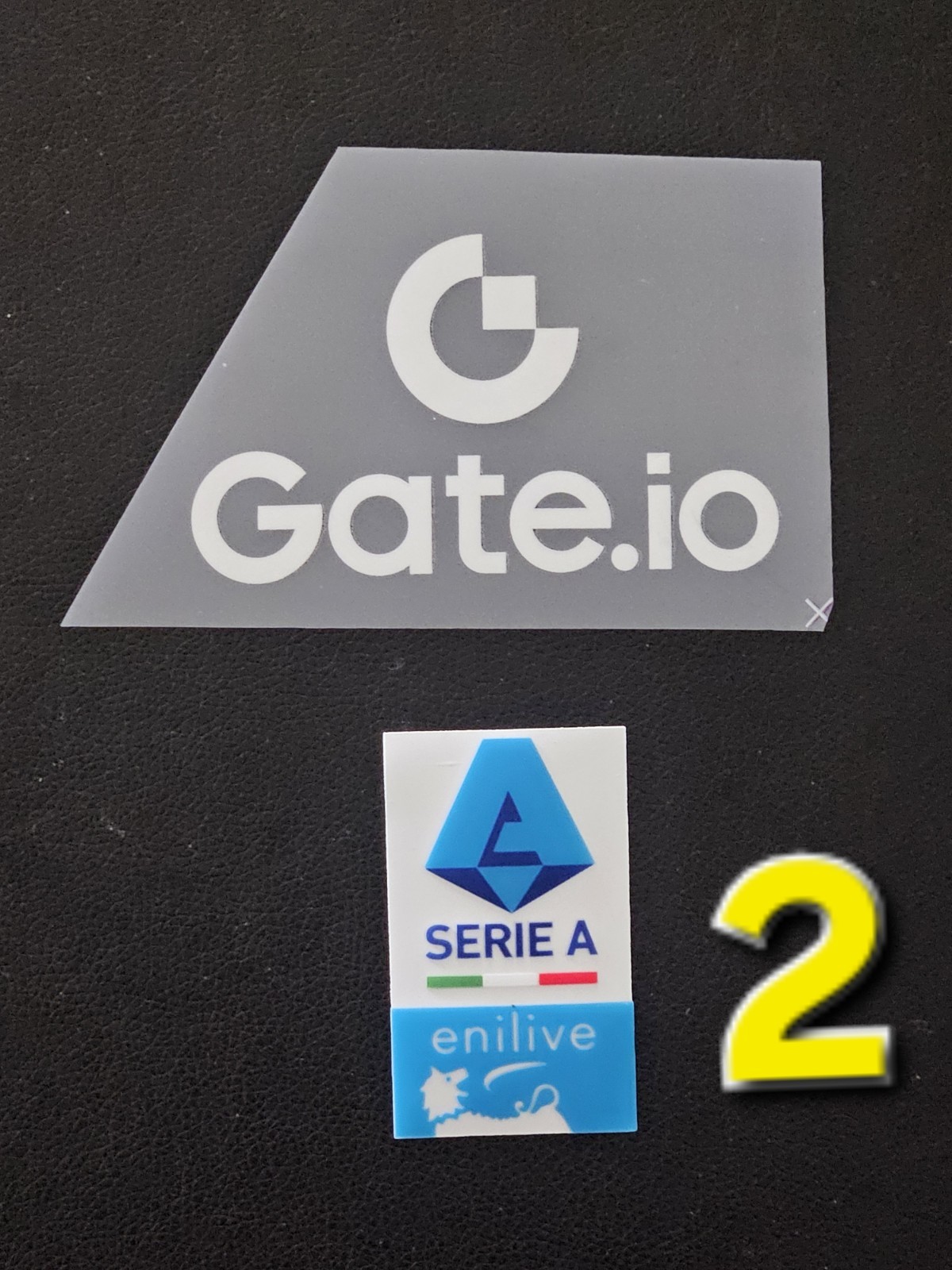 INTER MILAN SLEEVE SPONSOR SOCCER PATCH SET BADGE SERIE A # 61