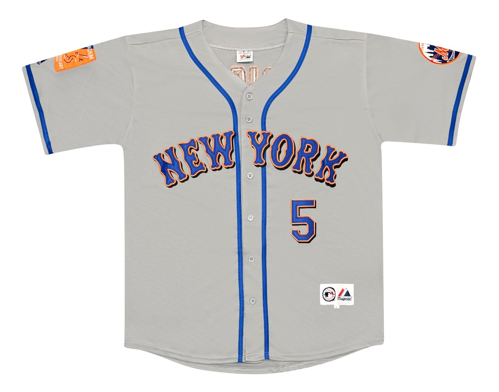 David Wright New York Mets 2004 Shea 40th Grey Road Jersey Men’s (L-XL)