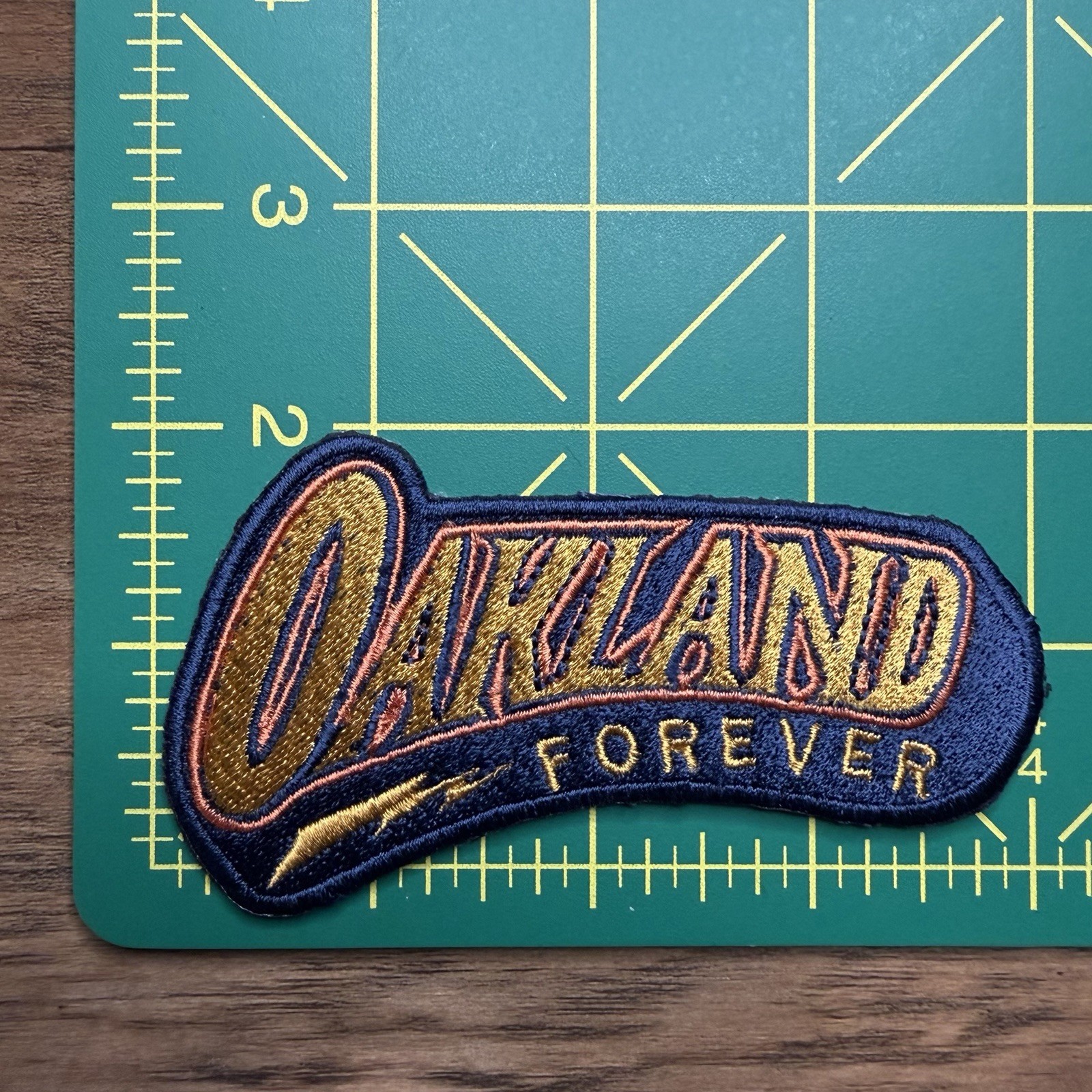 GOLDEN STATE Bay Area Basketball Oakland Forever Streetwear Gift Patch (2×4 in)