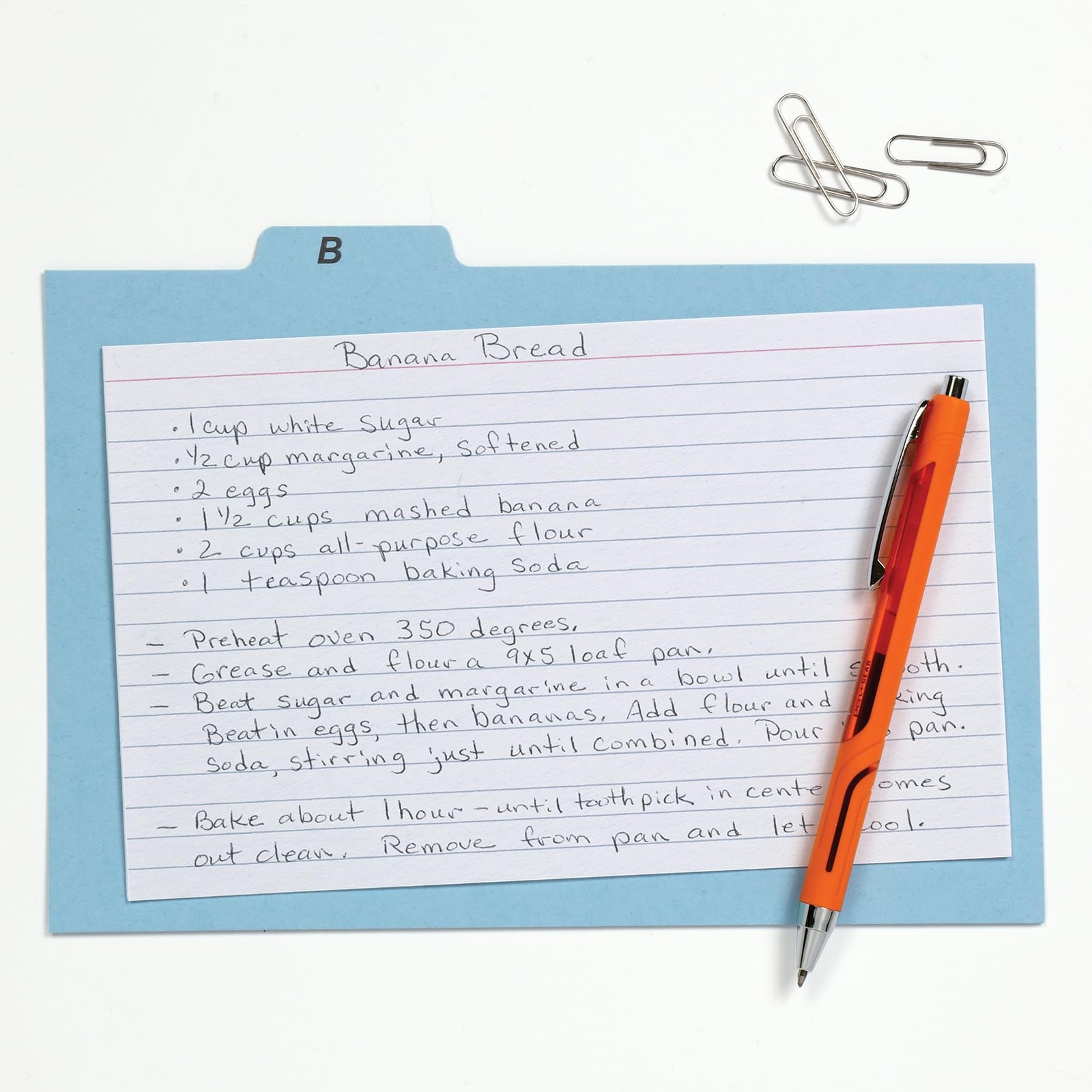 Oxford Heavy Weight 6×9 A-Z Index Card Guides – 25 Blue Pressboard Dividers