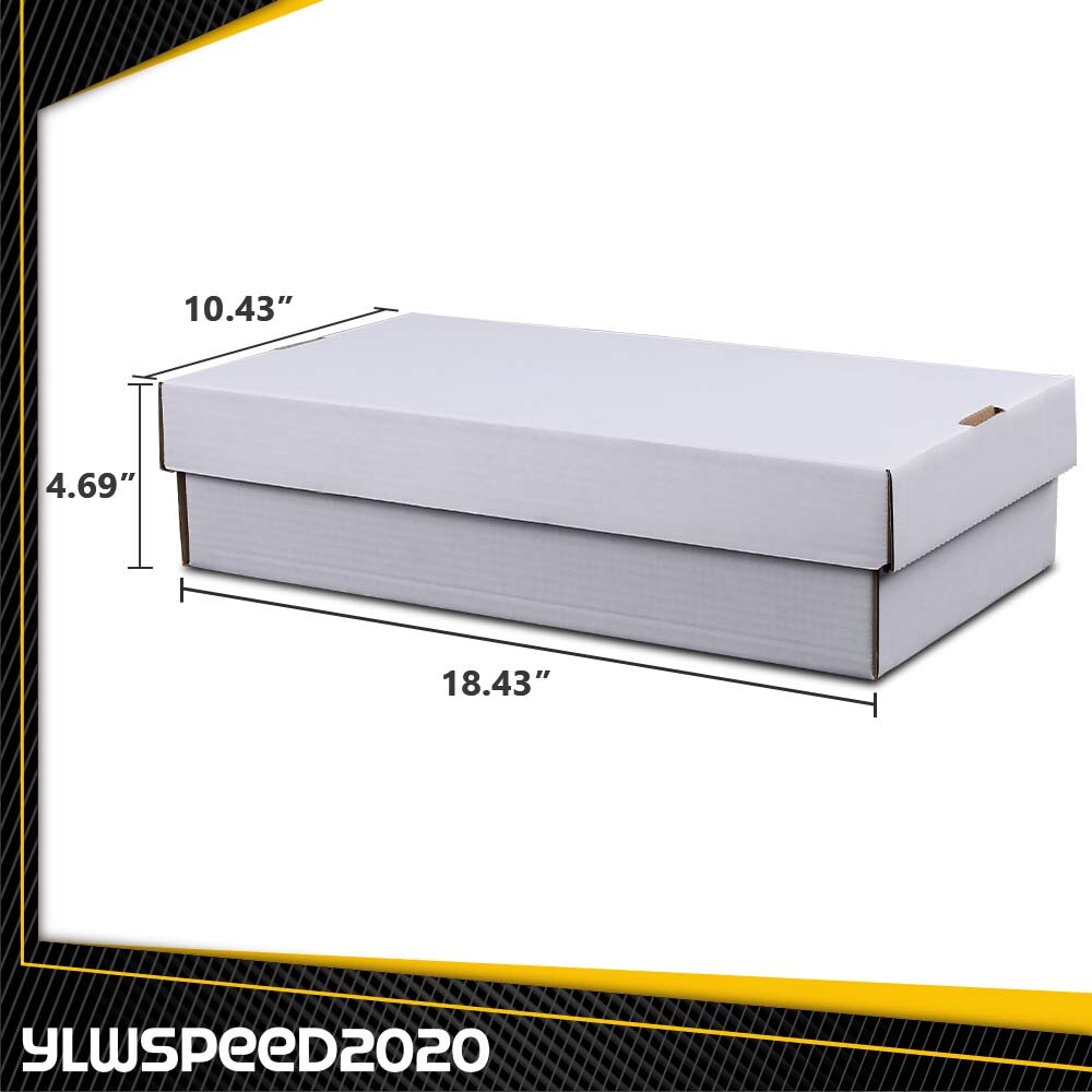 2PCS 3000 Count 3 Row Super Shoe Cardboard Trading/Gaming Card Storage Boxes