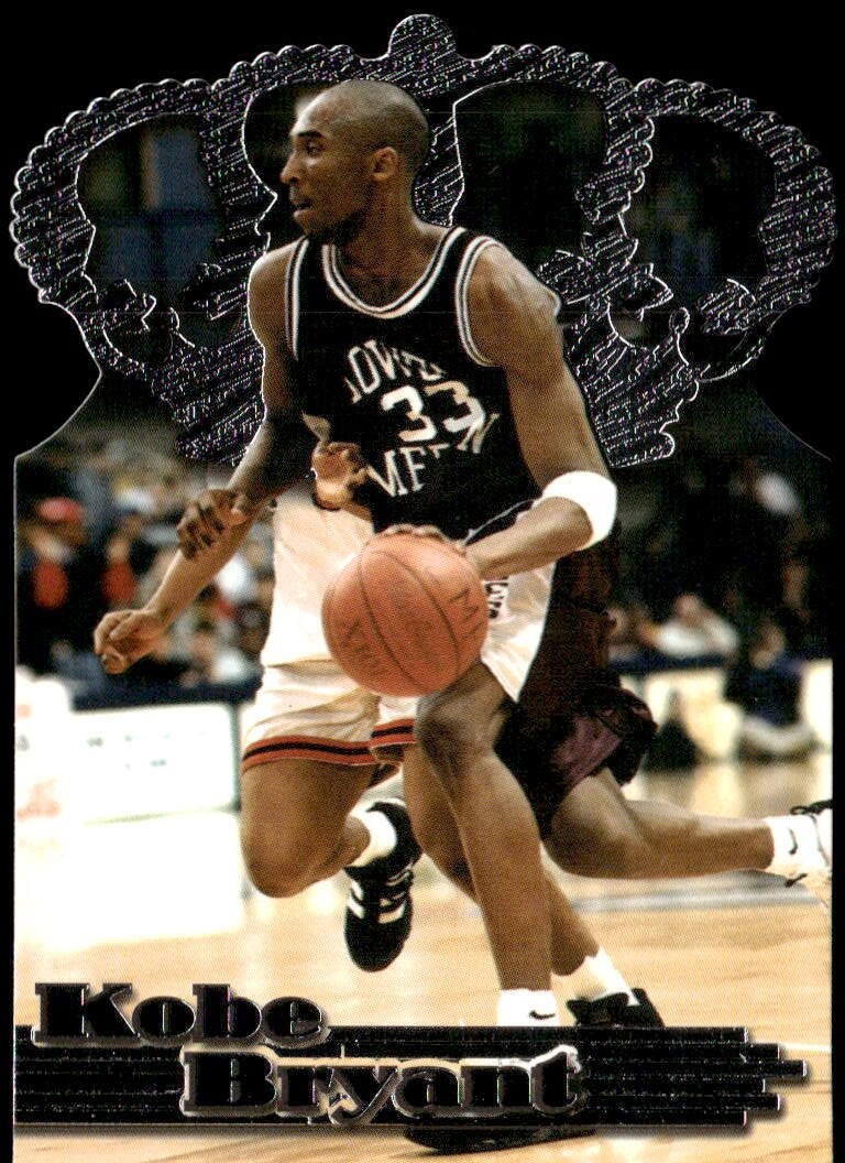 1996 Pacific Power #PC-1 Kobe Bryant Platinum Crown Die Cuts Rookie E1