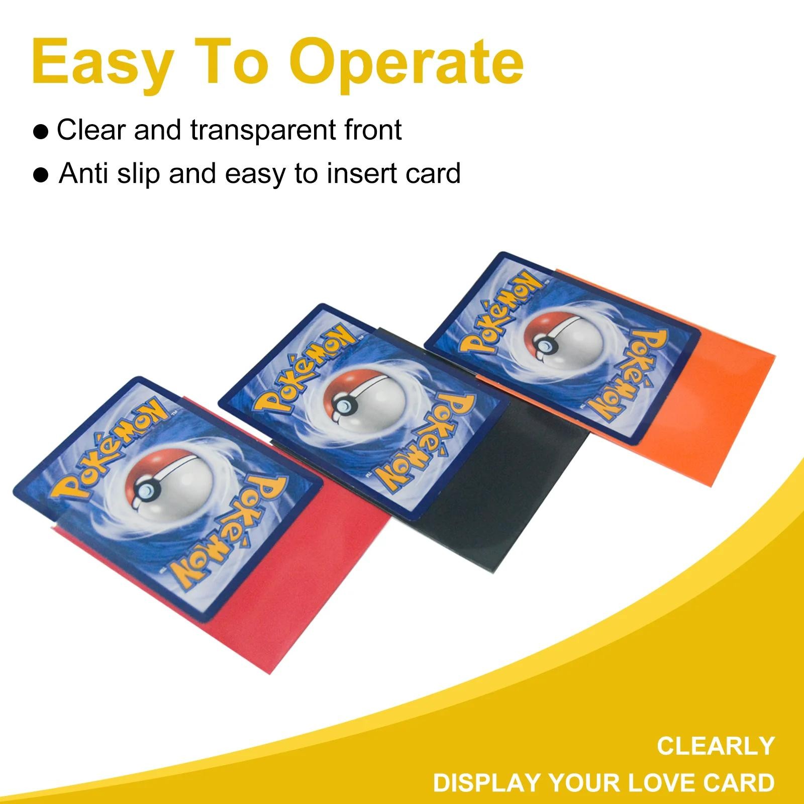 150pcs Premium Card Sleeves 2.6″x3.6″ Compatible with Standard Size Trading Card
