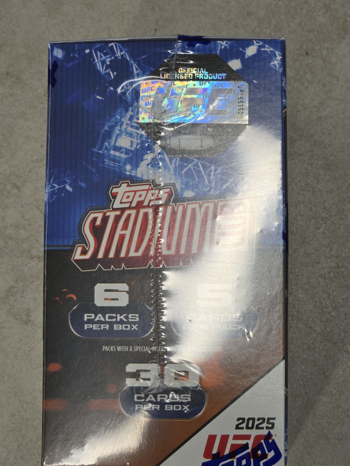 2025 TOPPS UFC STADIUM CLUB VALUE BLASTER BOX FACTORY SEALED 30 CARDS