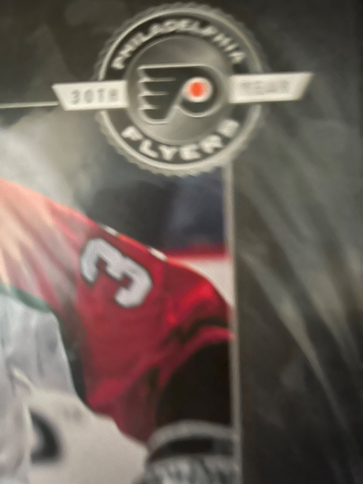 Philadelphia Flyers Eric Lindros Puck, Wall Calendar, Autographs Desjardins..