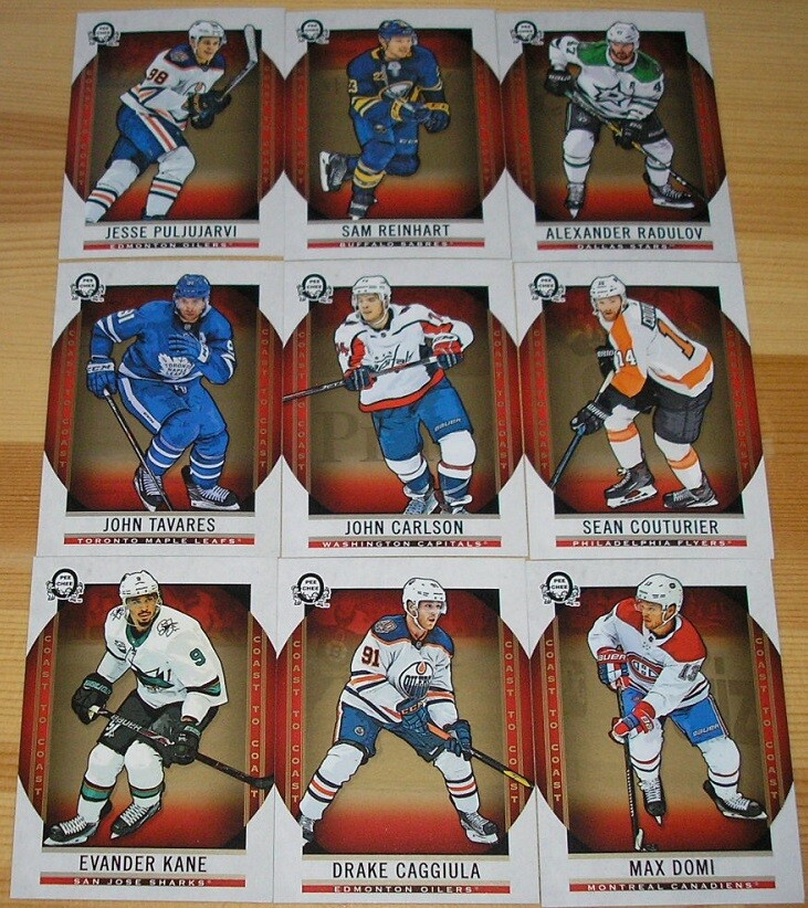 2018-19 O-Pee-Chee Coast to Coast Base Legends Rookies Transparent Hockey Cards