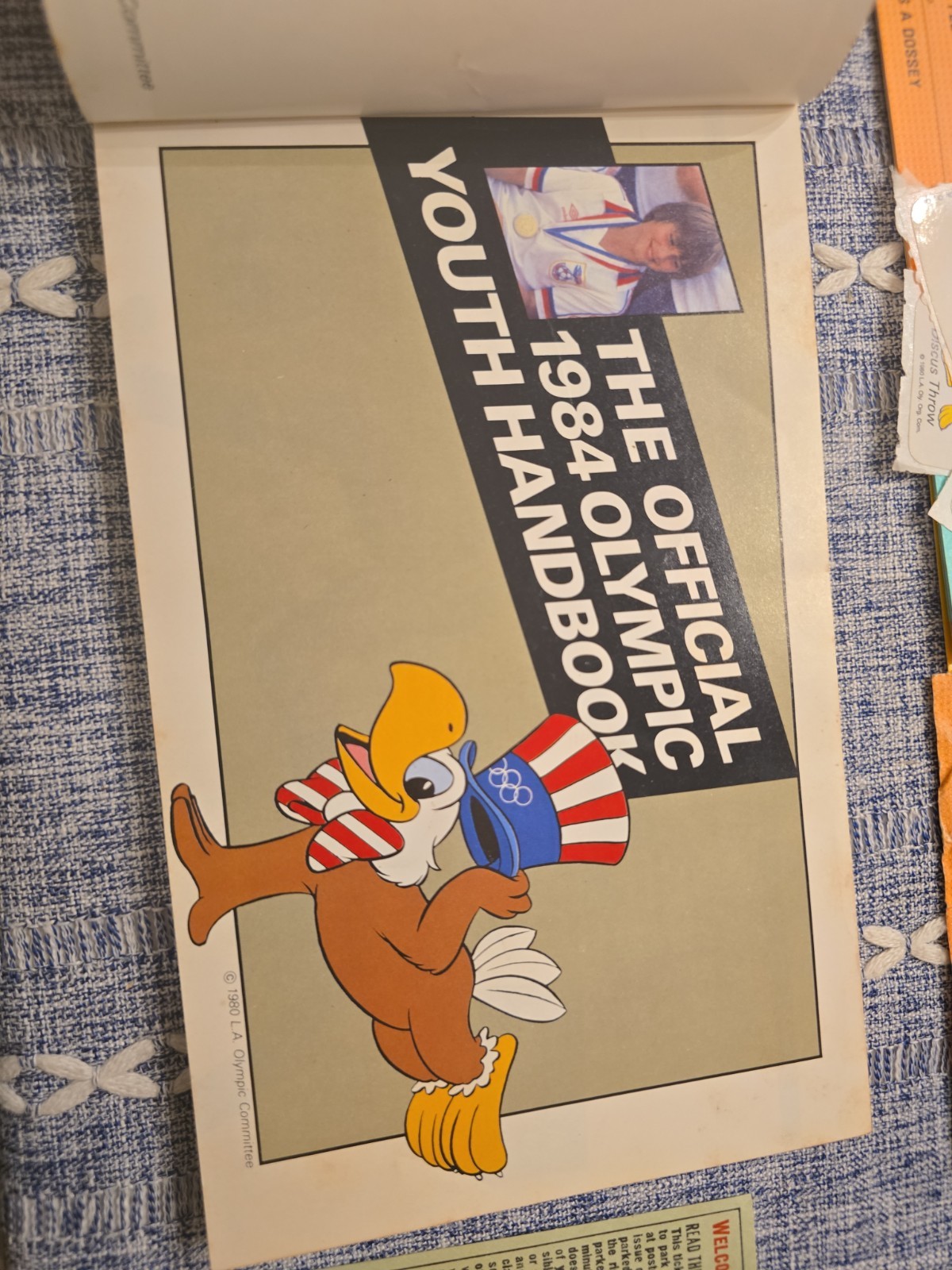 Huge 1984 Los Angeles Summer Olympics Memorabilia Lot – Official Handbook &…