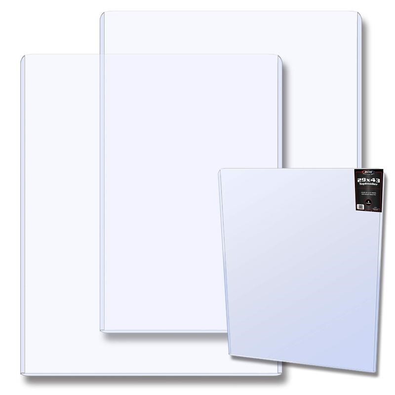 XL Large Toploader For Uncut Sheet Trading Cards 29 x 43 Sleeve Protection BCW