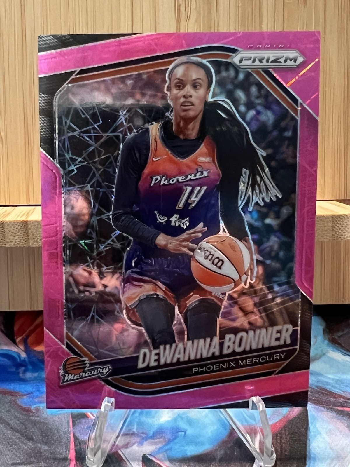 2025 Panini WNBA Prizm DeWanna Bonner /79 Pink Velocity #32 Mercury