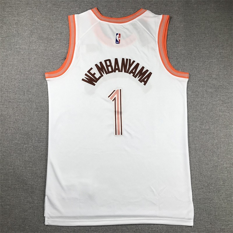 Free tax New 2026 Men’s #1 Wembanyama #5 Embroidered Jersey 9 colors SIZE S-2XL