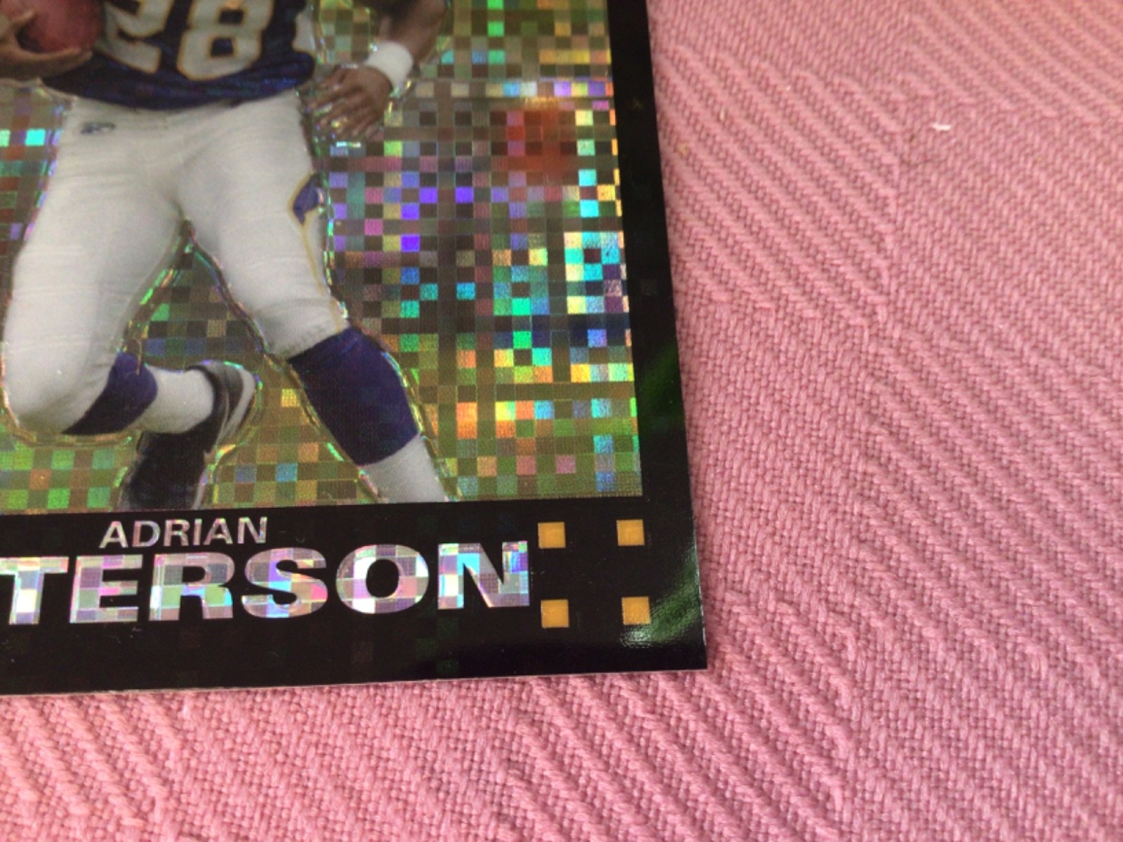 2007 Topps Chrome Adrian Peterson #TC181 X-Fractor Rookie RC Vikings