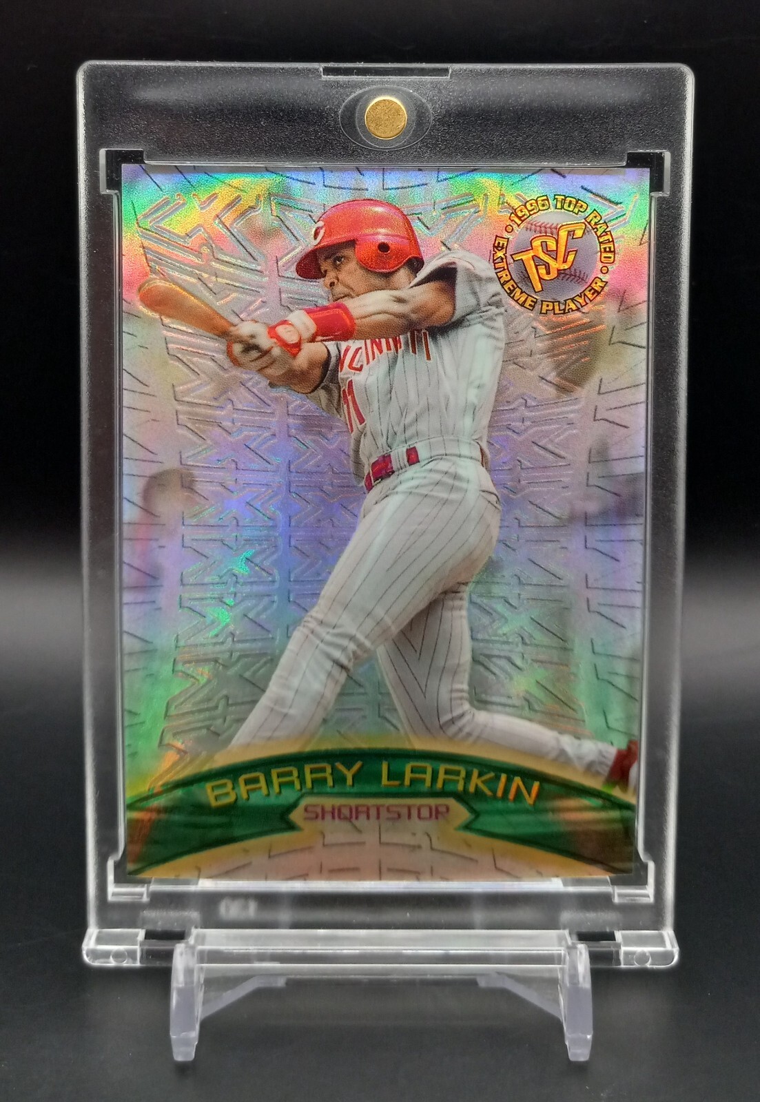 1996 Topps Stadium Club Extreme Players Winners Silver #EW6 Barry Larkin HOF
