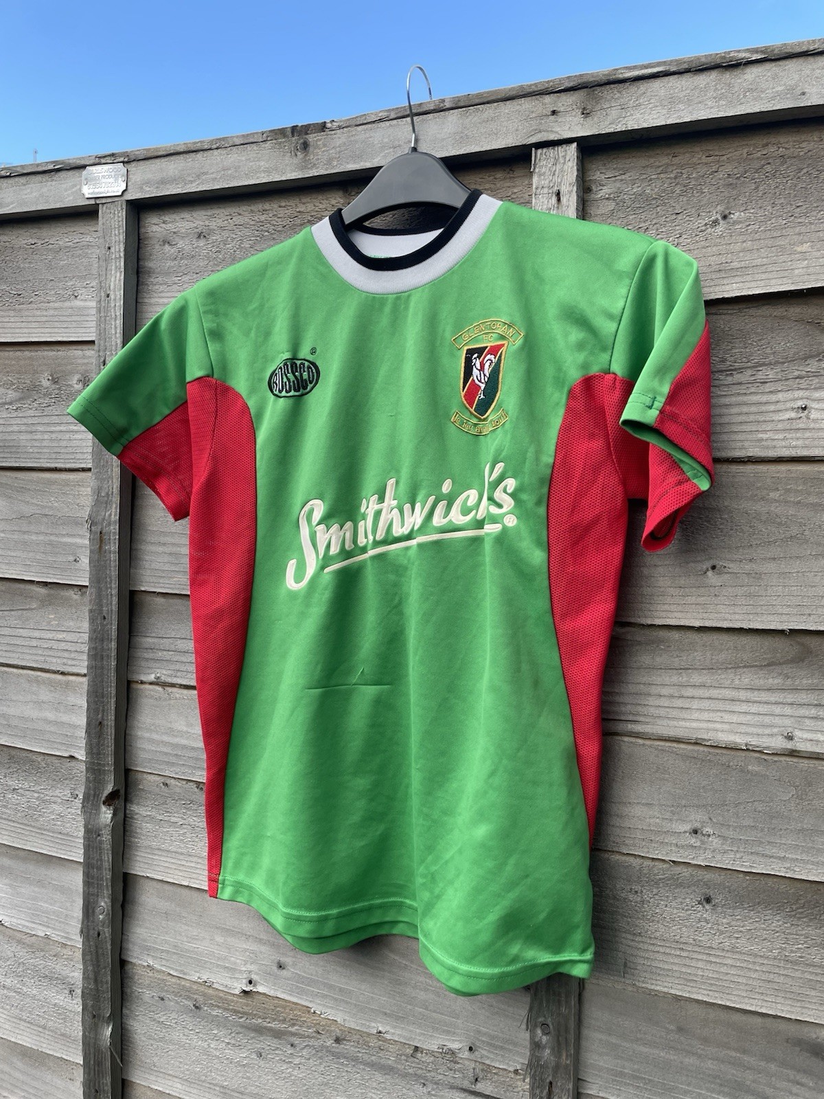Glentoran 2001–02 Shirt Vintage Authentic Original Made In UK Rare Collectable