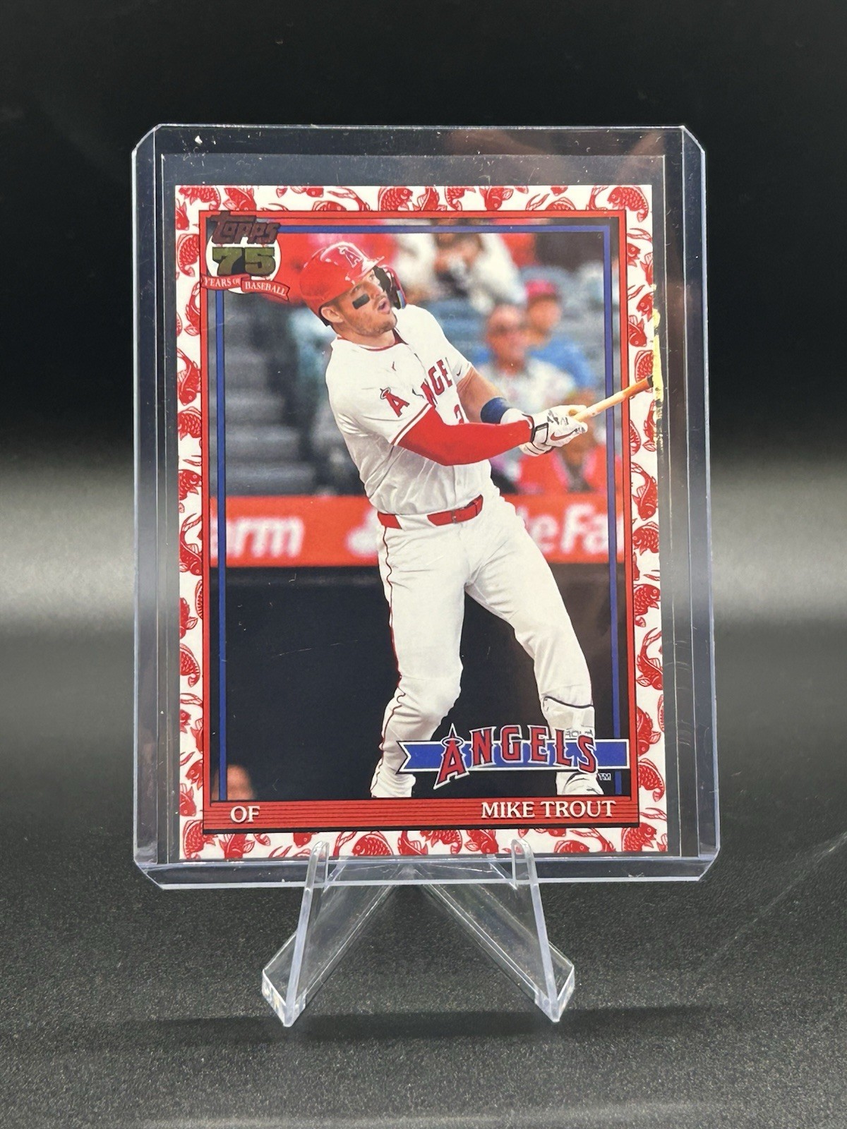 2026 Topps Japan MIKE TROUT KOI FISH Variation #T91-1 Los Angeles Angels SP