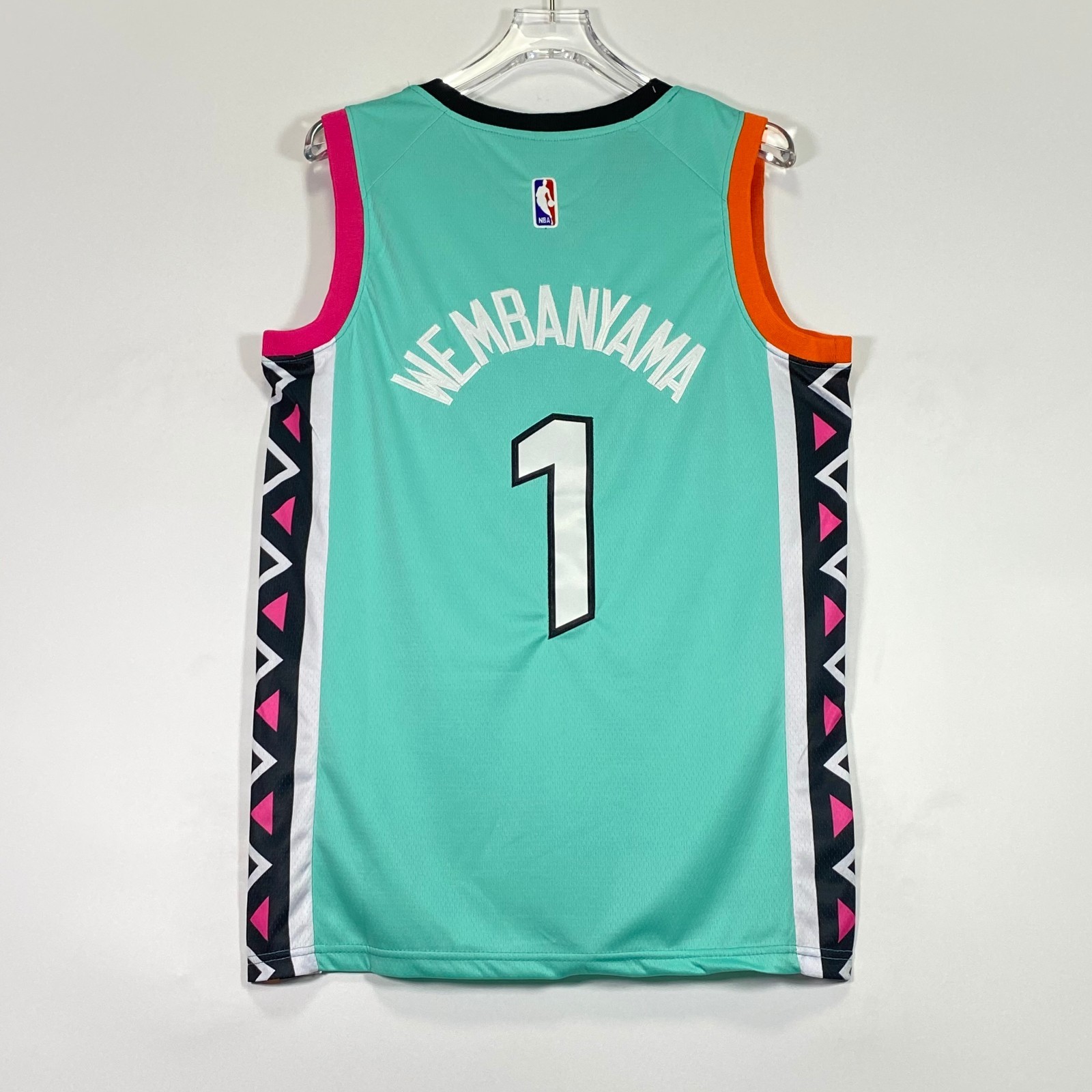 Victor Wembanyama #1 Embroidered Green Jersey S/M/L/XL/XXL