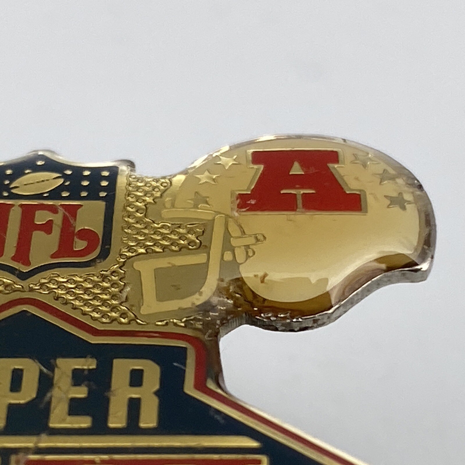 Super Bowl XXII 22 NFL 1988 By Peter David Inc Pin Back Jack Murphy Stadium