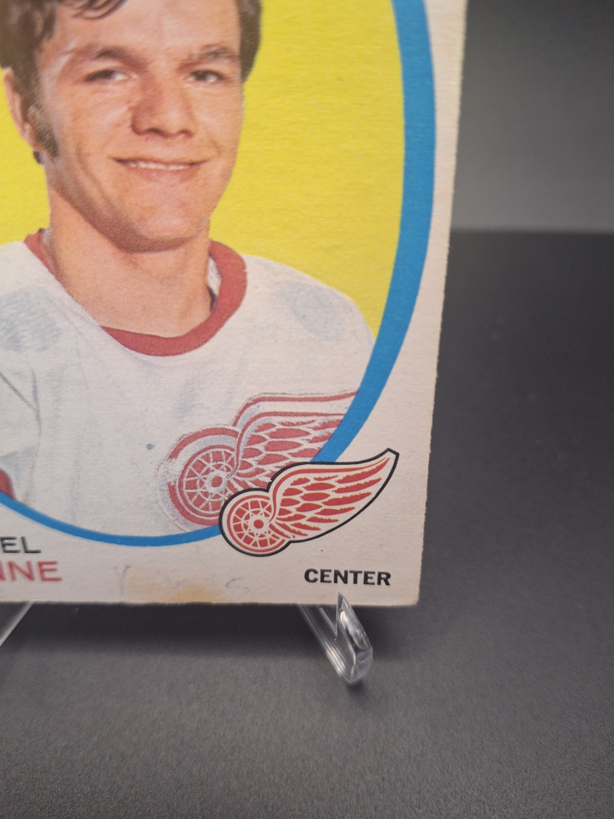 1971-72 O-Pee-Chee Marcel Dionne ROOKIE CARD #133 – Red Wings – OPC RC – Gum Sta