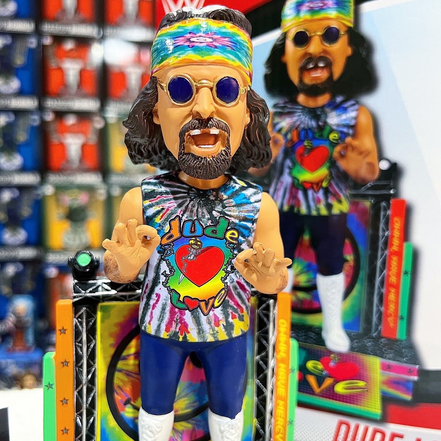MICK FOLEY “Dude Love” Wrestling WWE WWF Legend Exclusive Bobblehead