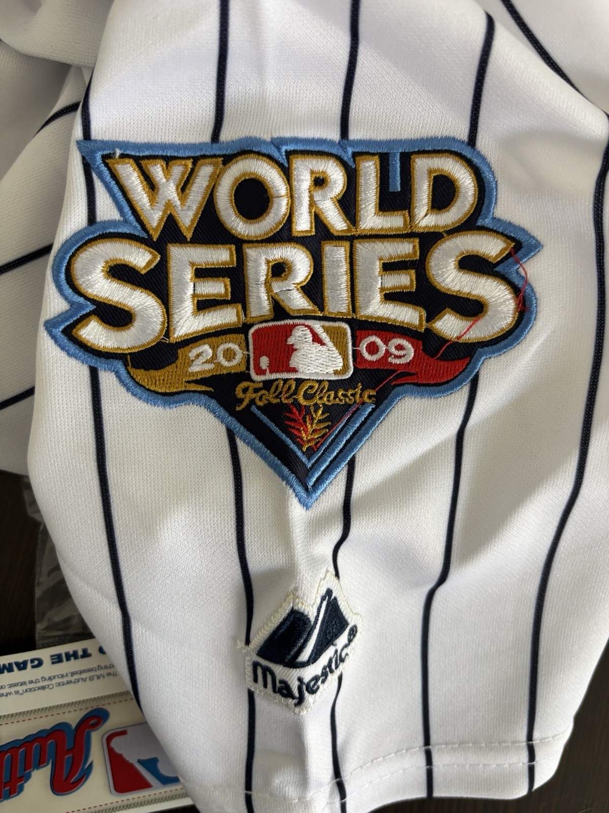 Derek Jeter 2009 New York Yankees World Series Men’s Jersey! Same day shipping!