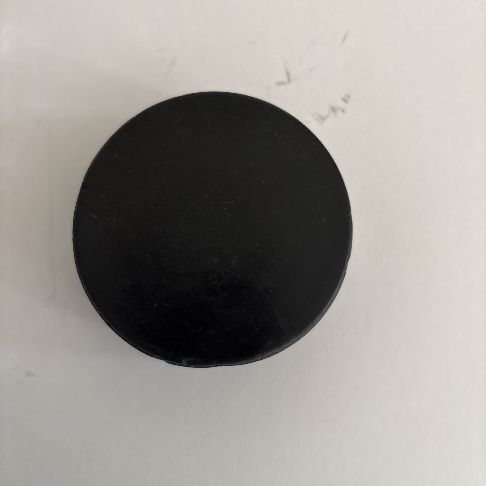 Tested Approved Official CCM League Hockey Puck Black Orange Logo
