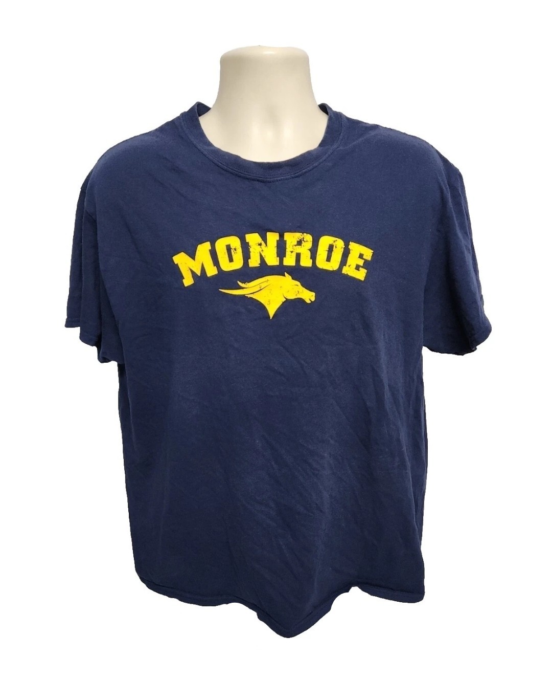 Monroe College Adult Large Blue TShirt