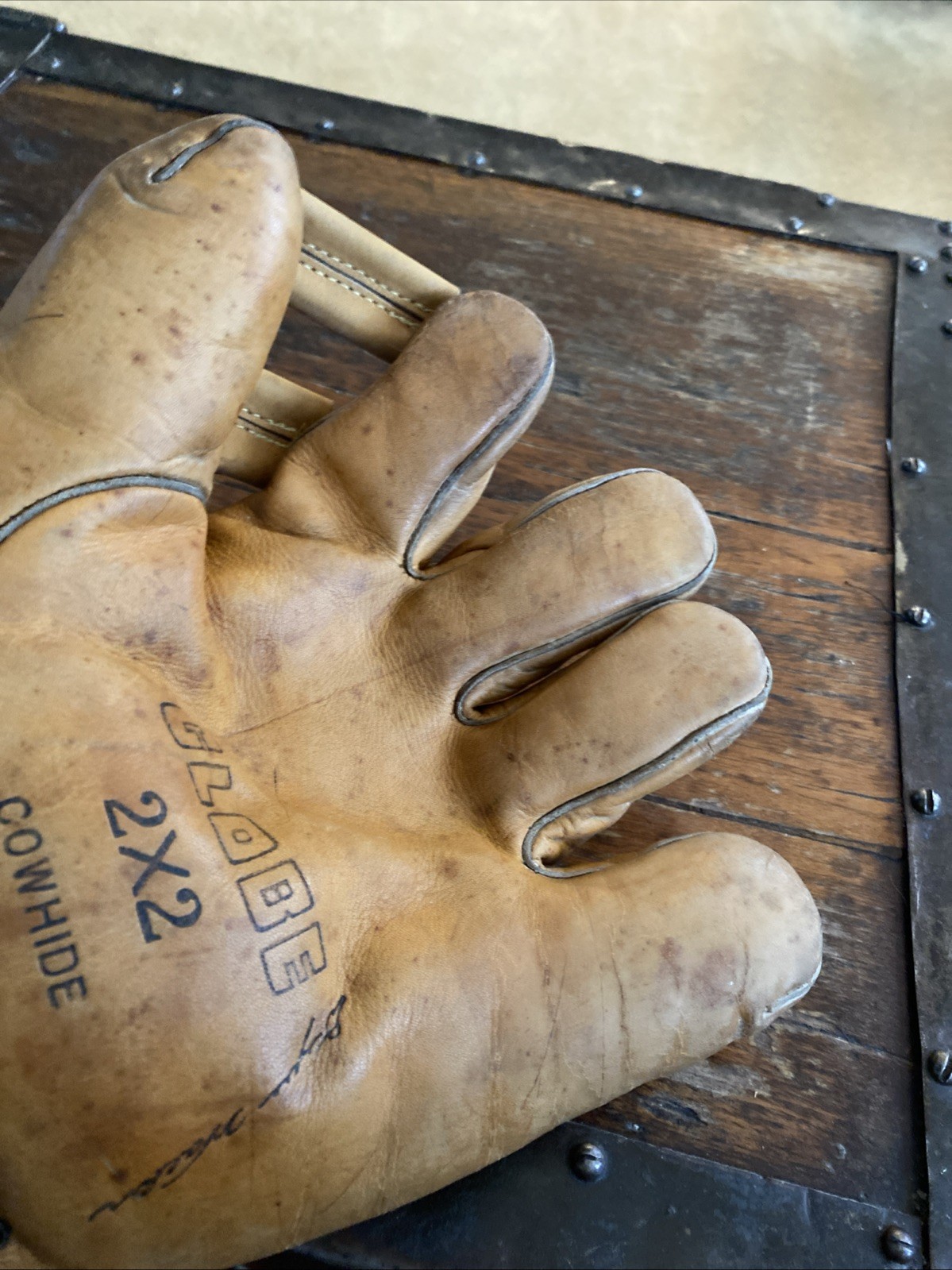 VINTAGE Old KILLER 1930’s DIXIE WALKER Circa BASEBALL GLOVE Mitt Antique EARLY