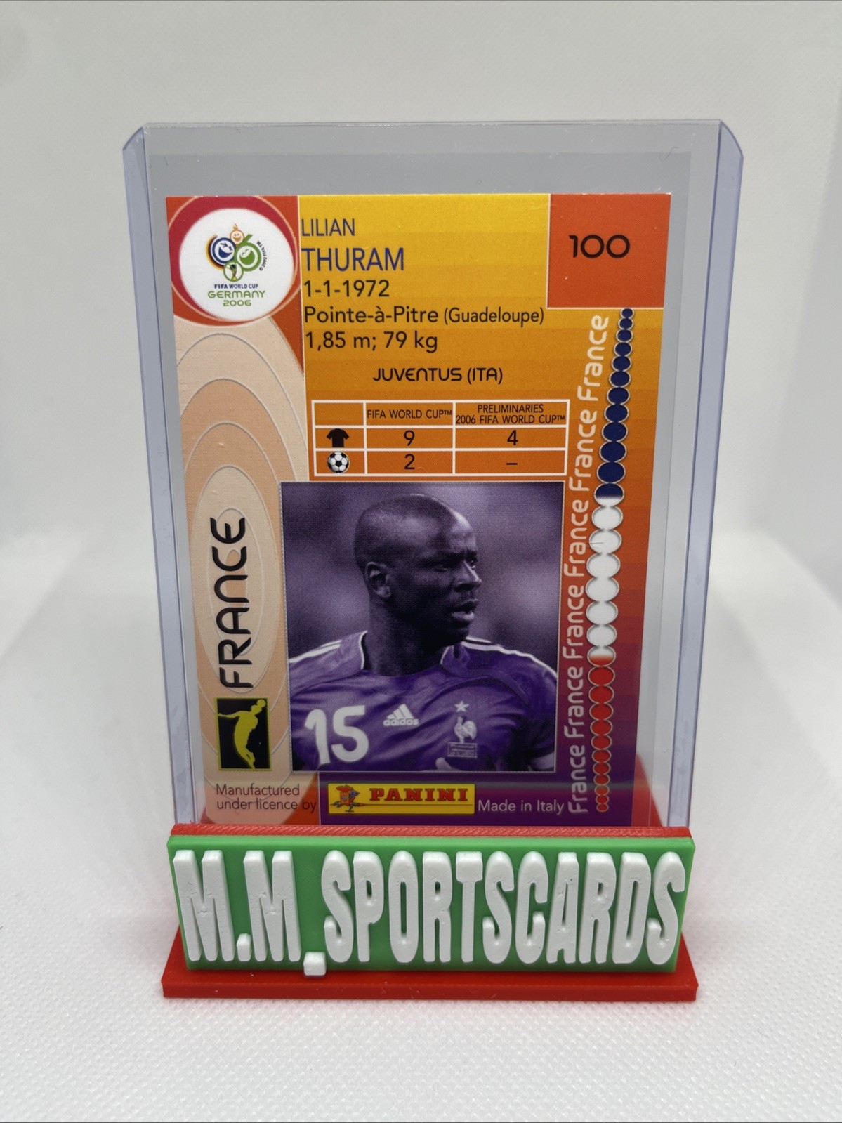 2006 Panini FIFA World Cup Germany – Lilian Thuram #100