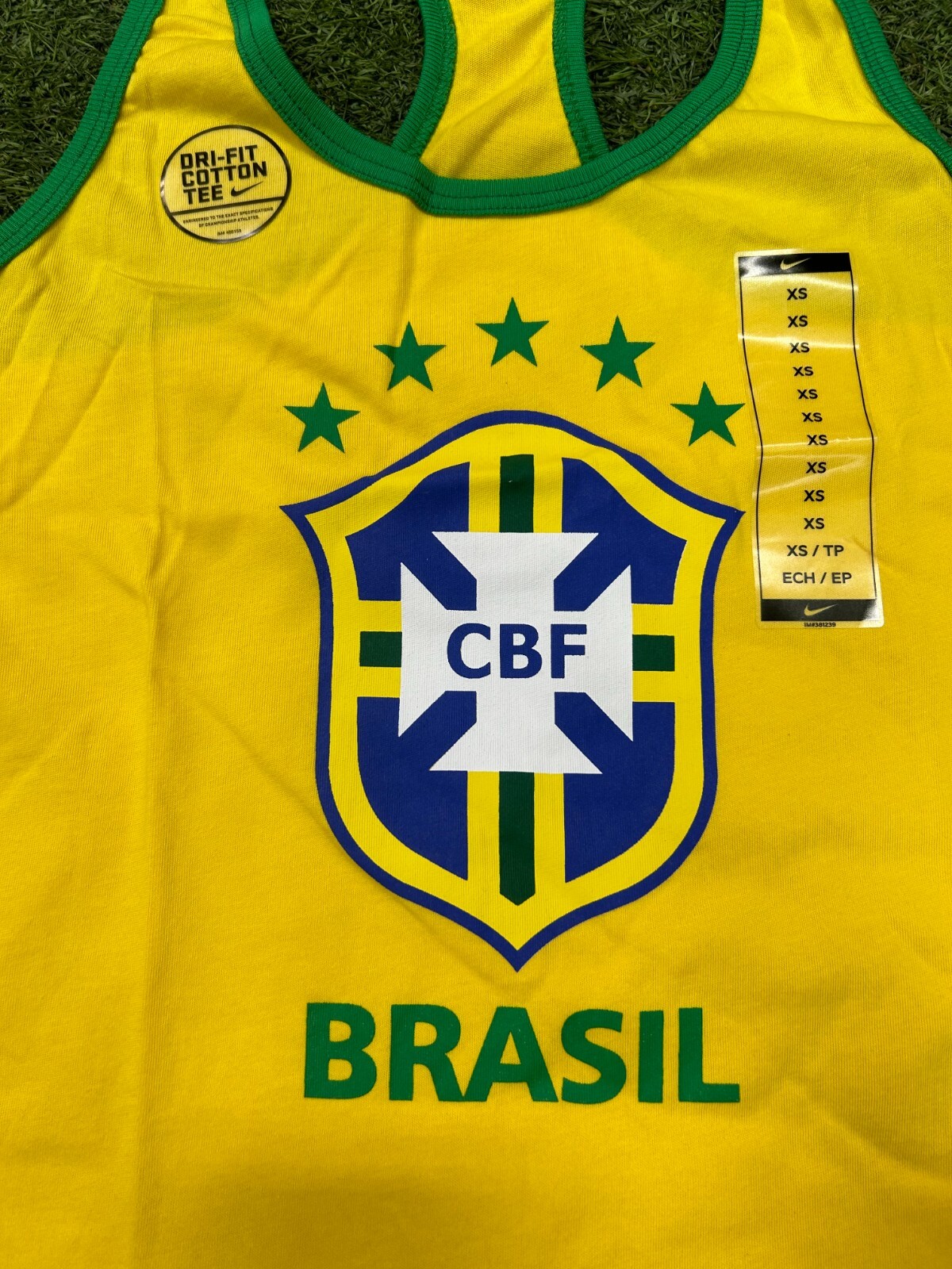 Nike Brasil 2018 Womens Tank Top – Yellow
