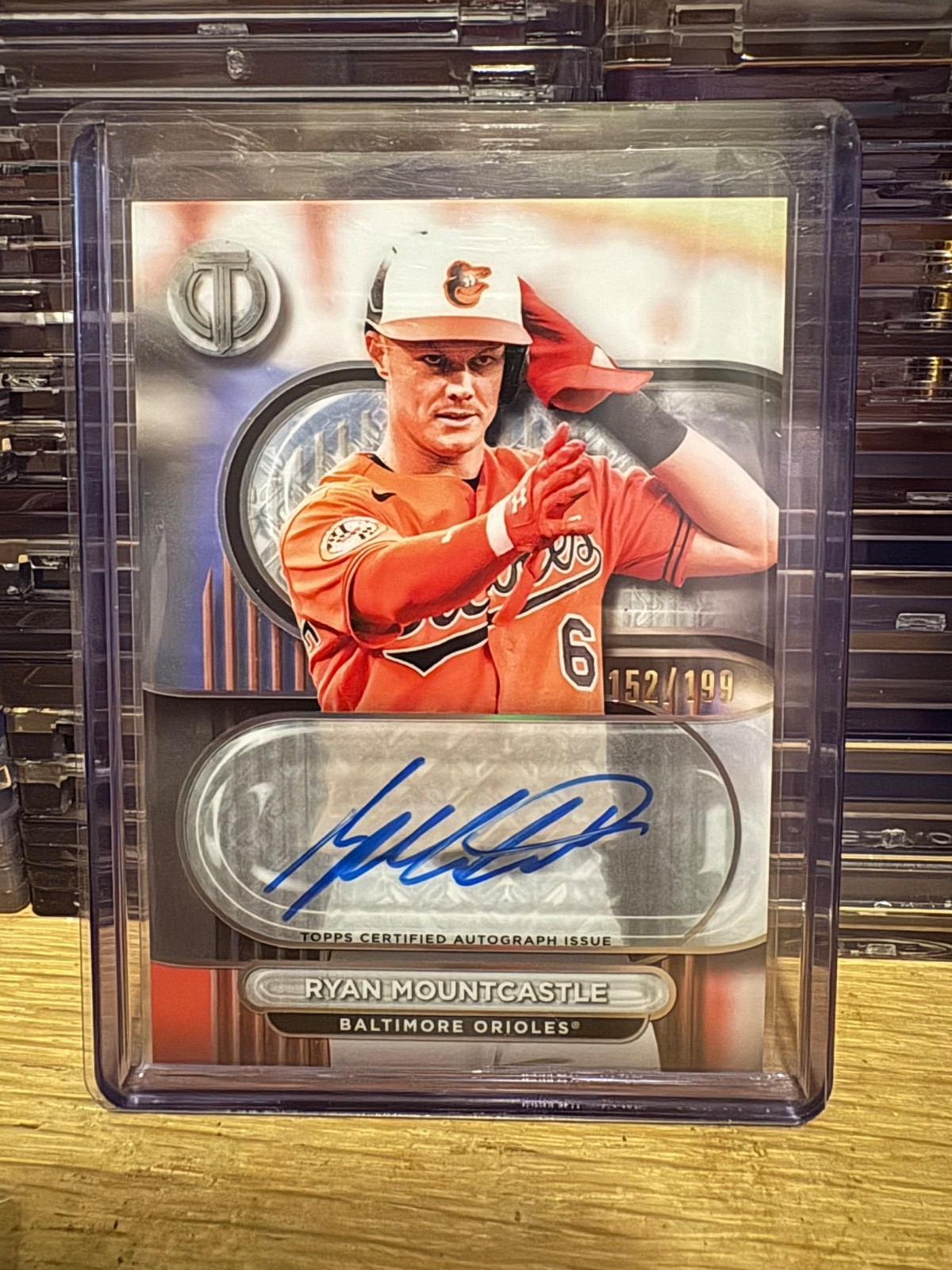 2024 Topps Tribute – Tribute Autographs Ryan Mountcastle #TA-RMO /199 (AU)