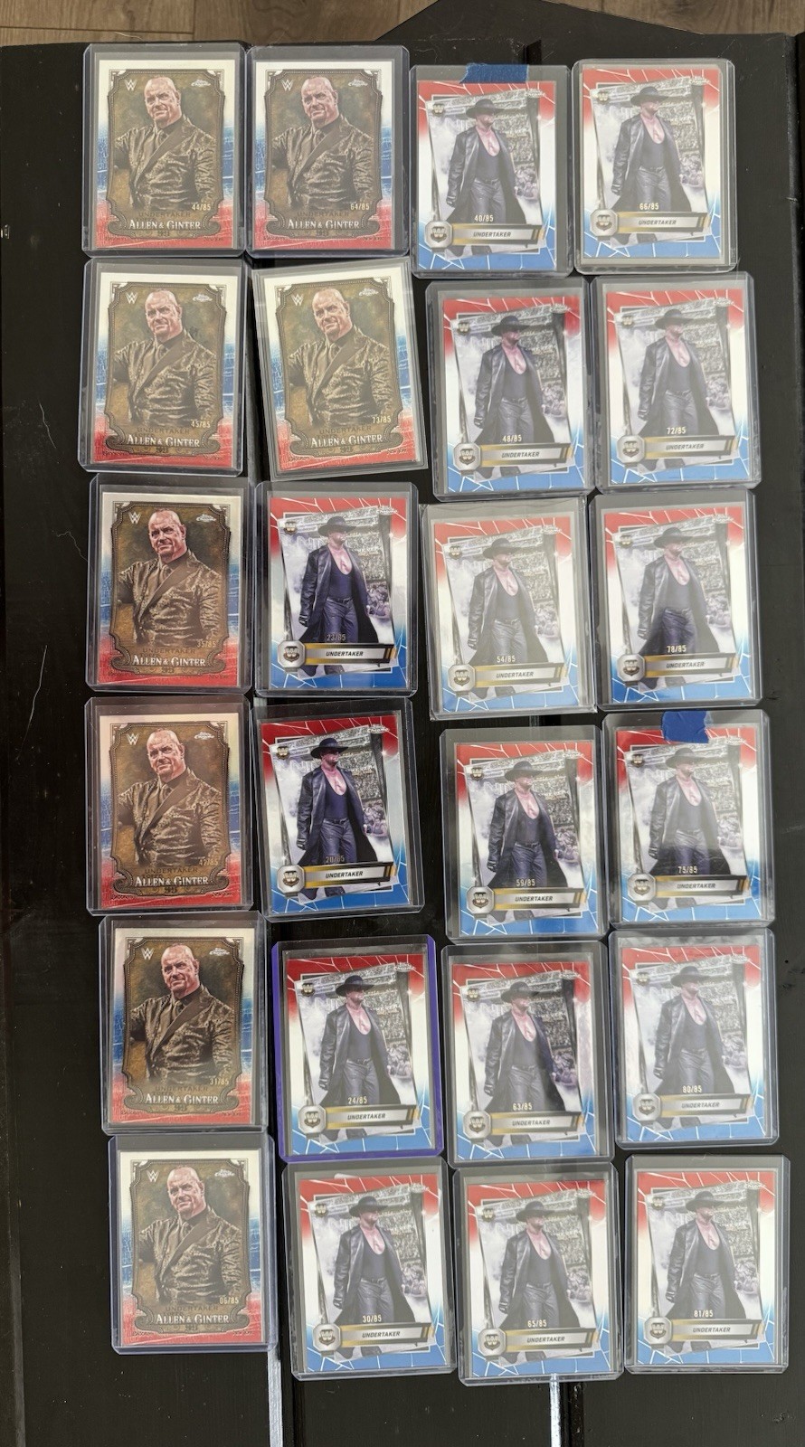 WWE Undertaker 2025 Topps Chrome 108 Card Serial Lot FT #/85/99/150/175/199￼