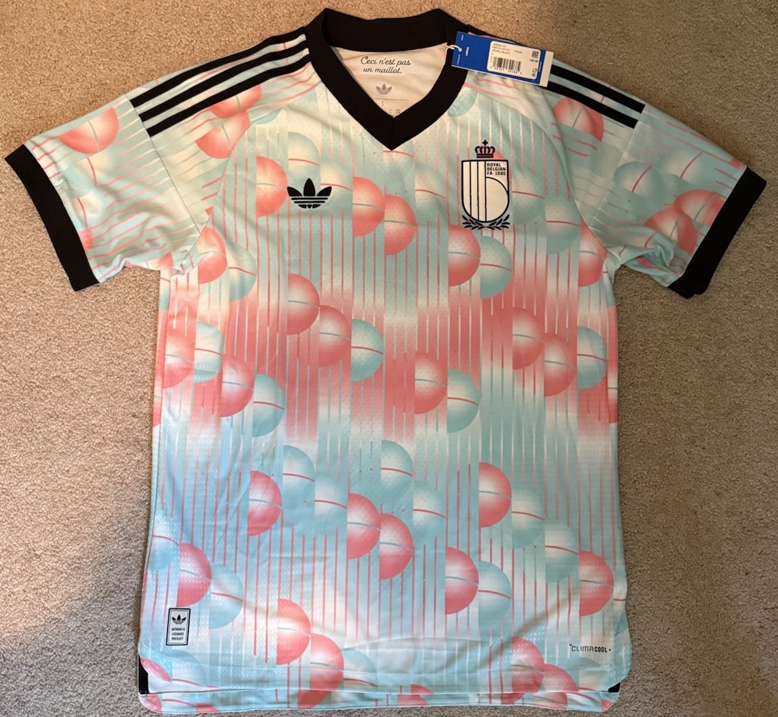 Adidas Belgium Away Jersey 2026 Men’s Large Authentic BNWT – SHIPS FAST