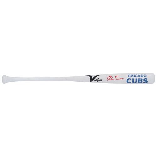 Dansby Swanson Chicago Cubs Autographed Victus Team ID Mini Bat