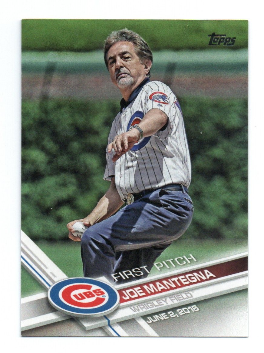 2017 Topps Joe Mantegna First Pitch Chicago Cubs FP-9