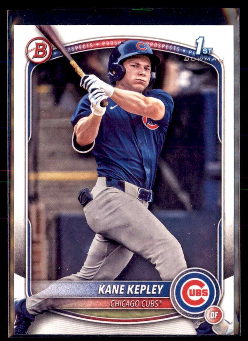 2025 Bowman Draft Paper 1st Kane Kepley Cubs BD-200 5 card lot