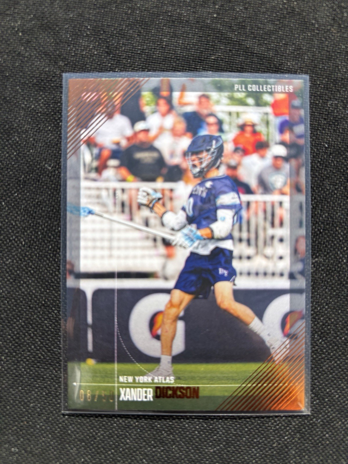 2026 PLL Lacrosse Fieldside II Xander Dickson Orange /50