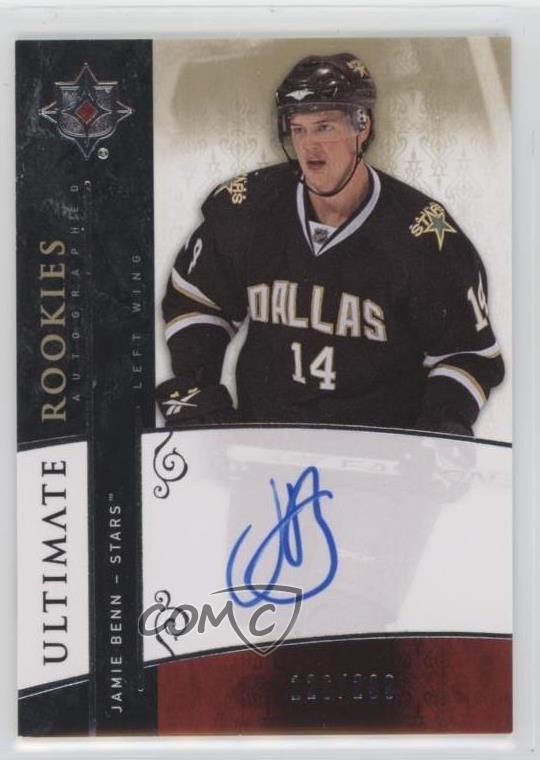 2009 Upper Deck Ultimate Collection Rookies /299 Jamie Benn Rookie Auto RC fh9
