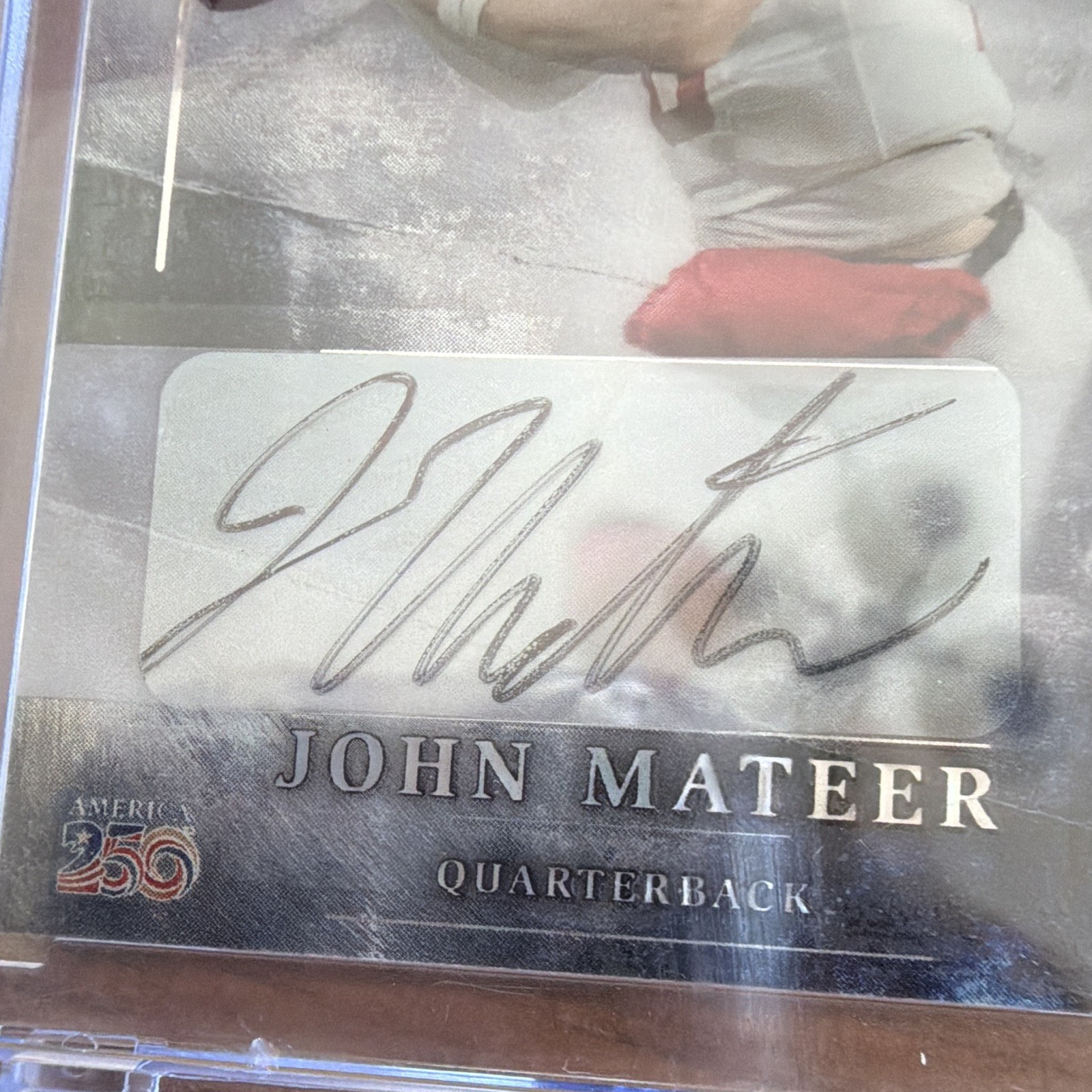 Wild Card 2026 Matte Metal Football John Mateer Oklahoma Sooners Auto 1/1