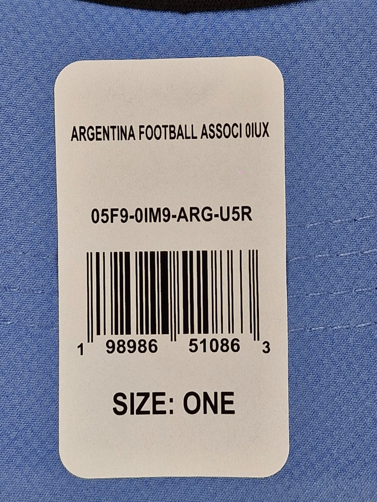 Lionel Messi Argentina cap AFA Hand Signed W/COA with base Free shipping
