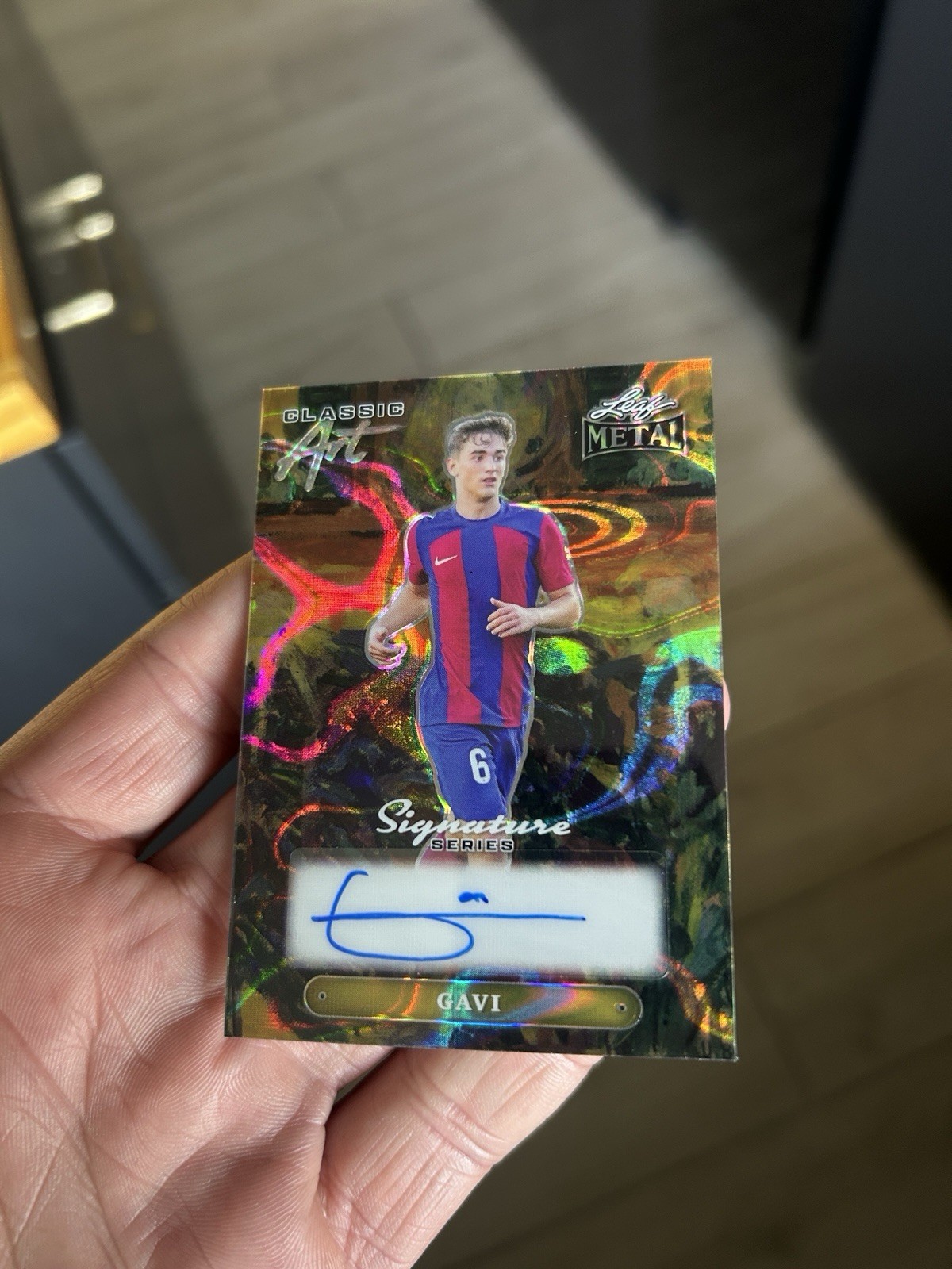 2024 Leaf Metal Classic Art Gavi Auto 1/1 Signature Series CA-CG1