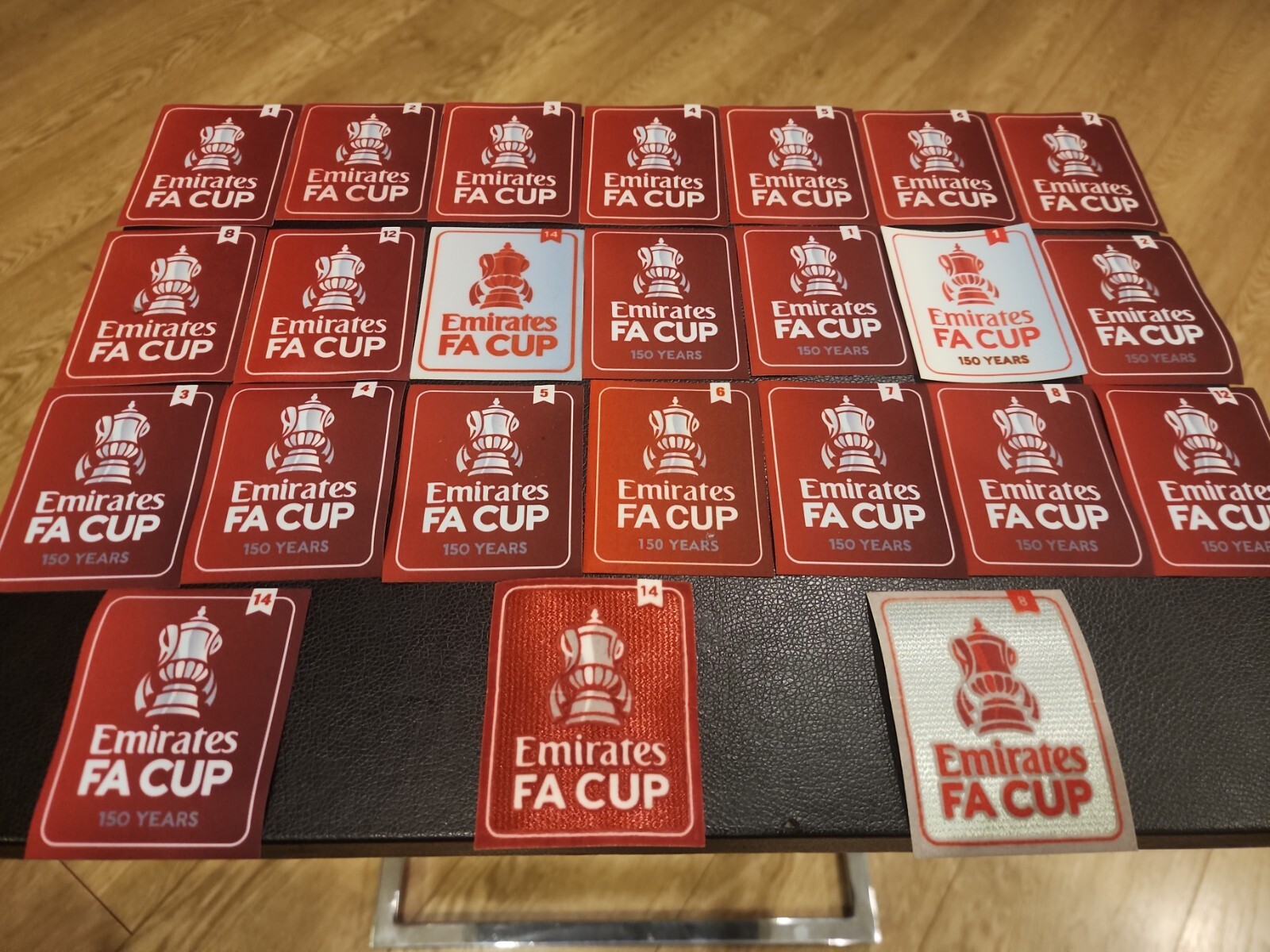FA CUP PATCH ANY PLAYER ANY TEAM / FA CUP 150 YEARS PREMIER LEAGUE BADGE