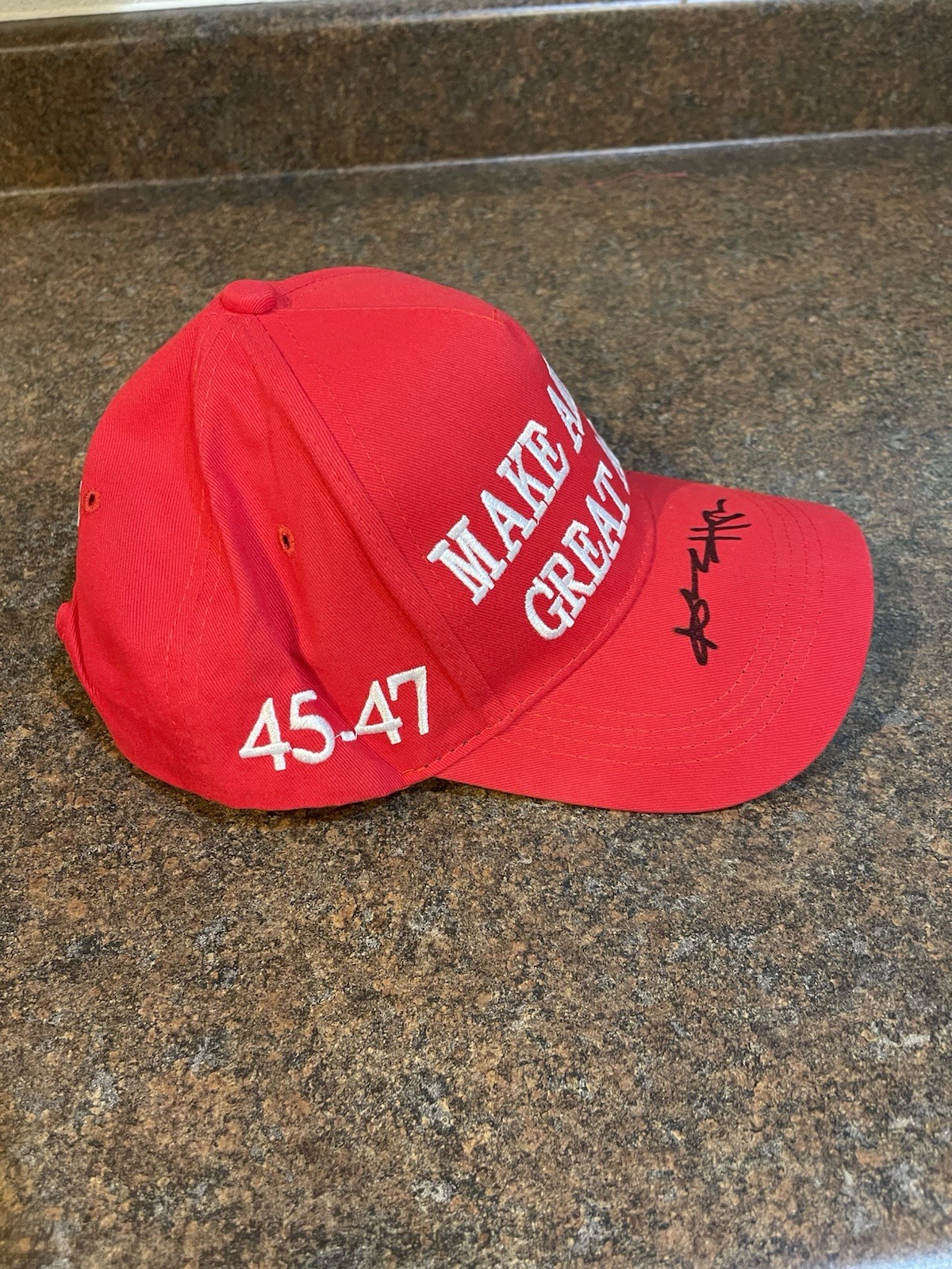 Antonio Brown Autographed MAGA Hat – Beckett Witnessed & Certified