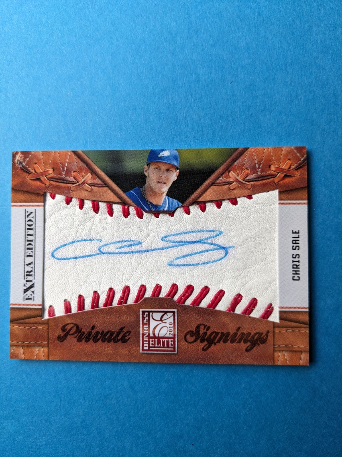 2010 Chris Sale extra edition private signing 10/125 Auto #21 Vary Rare