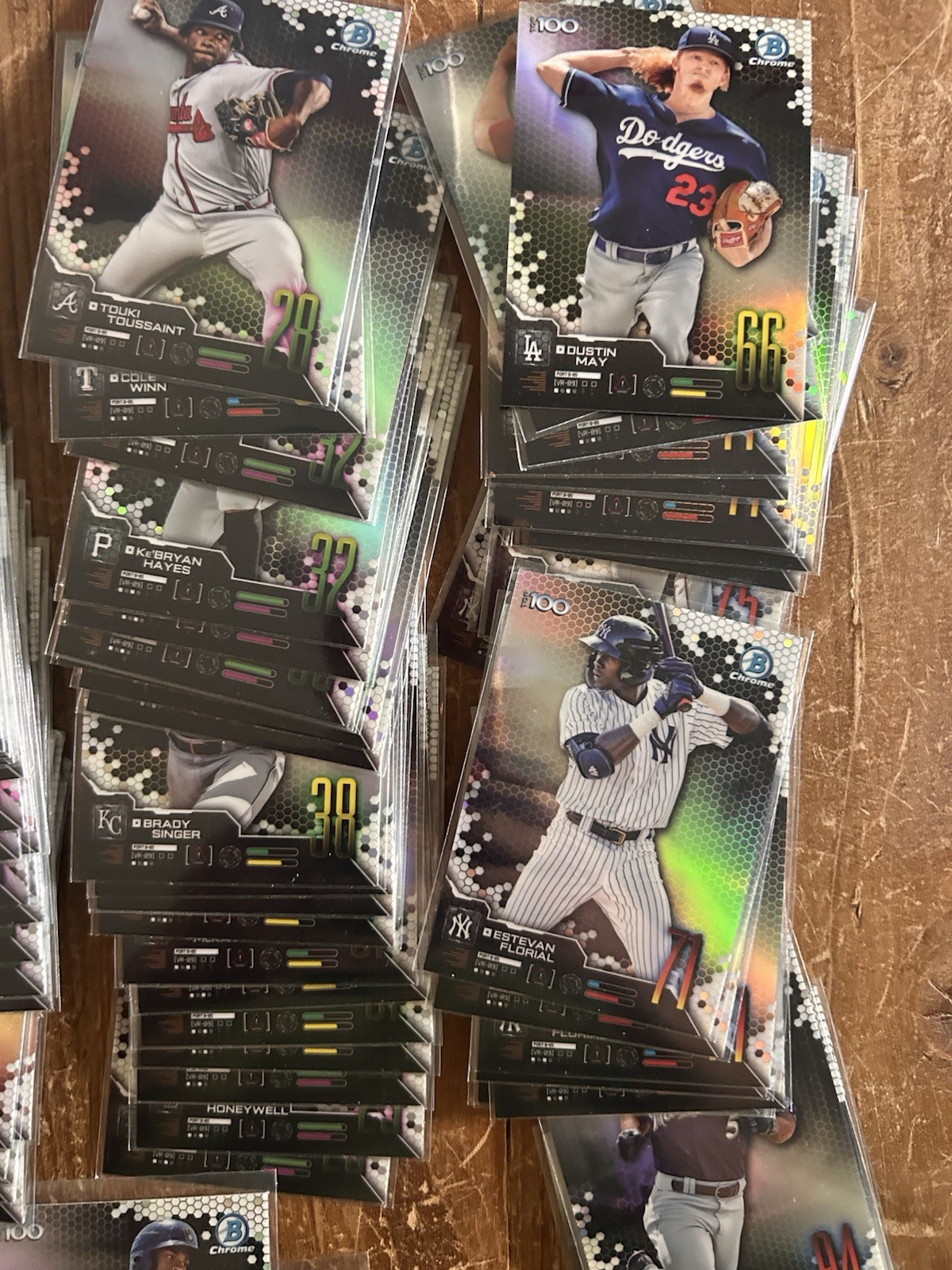2019 Bowman Chrome BCP Prospect Lot 3200+ 1st Bowman Inserts Many Dupes