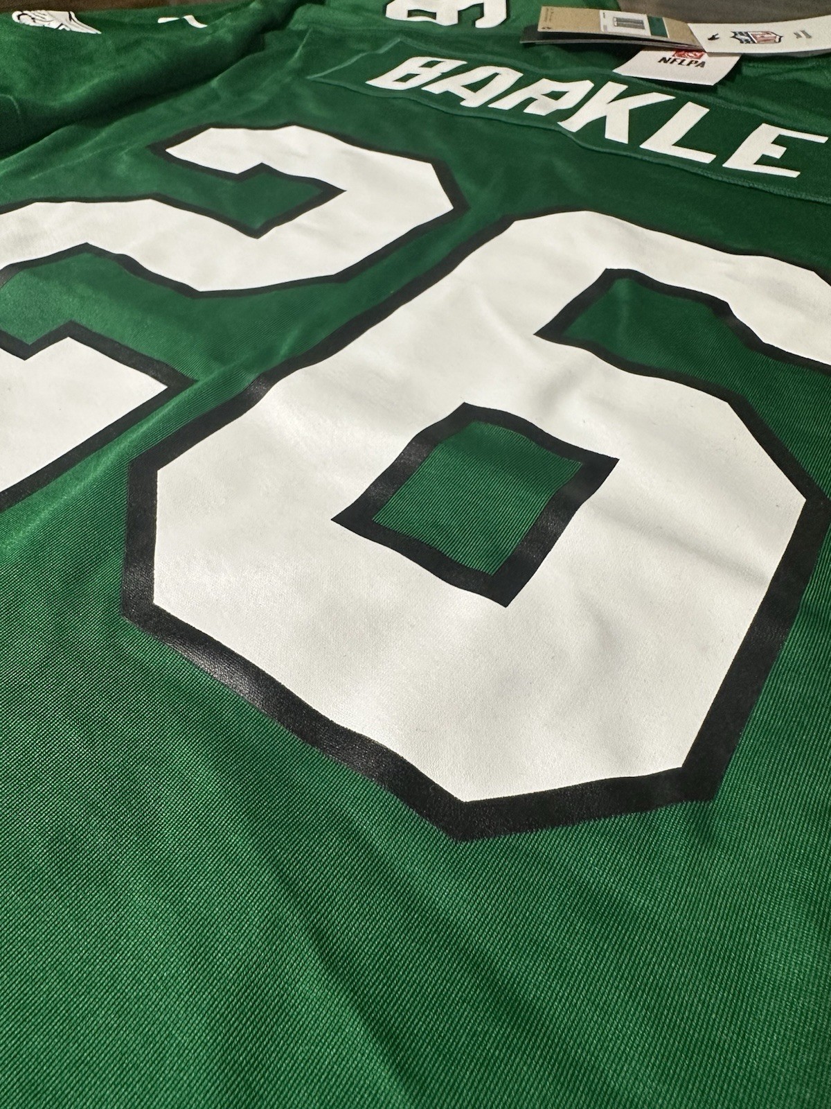 NWT Saquon Barkley Philadelphia Eagles Nike Game Jersey Kelly Green Men’s XL