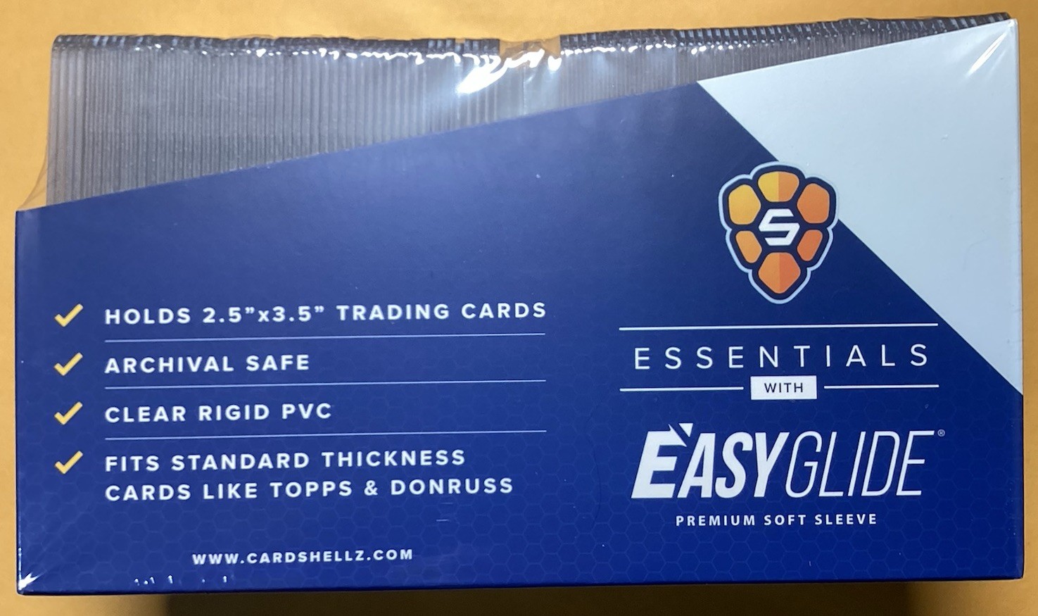 Card Shellz Essentials- Standard 35PT Toploaders & Easy Glide Sleeves – 100ct